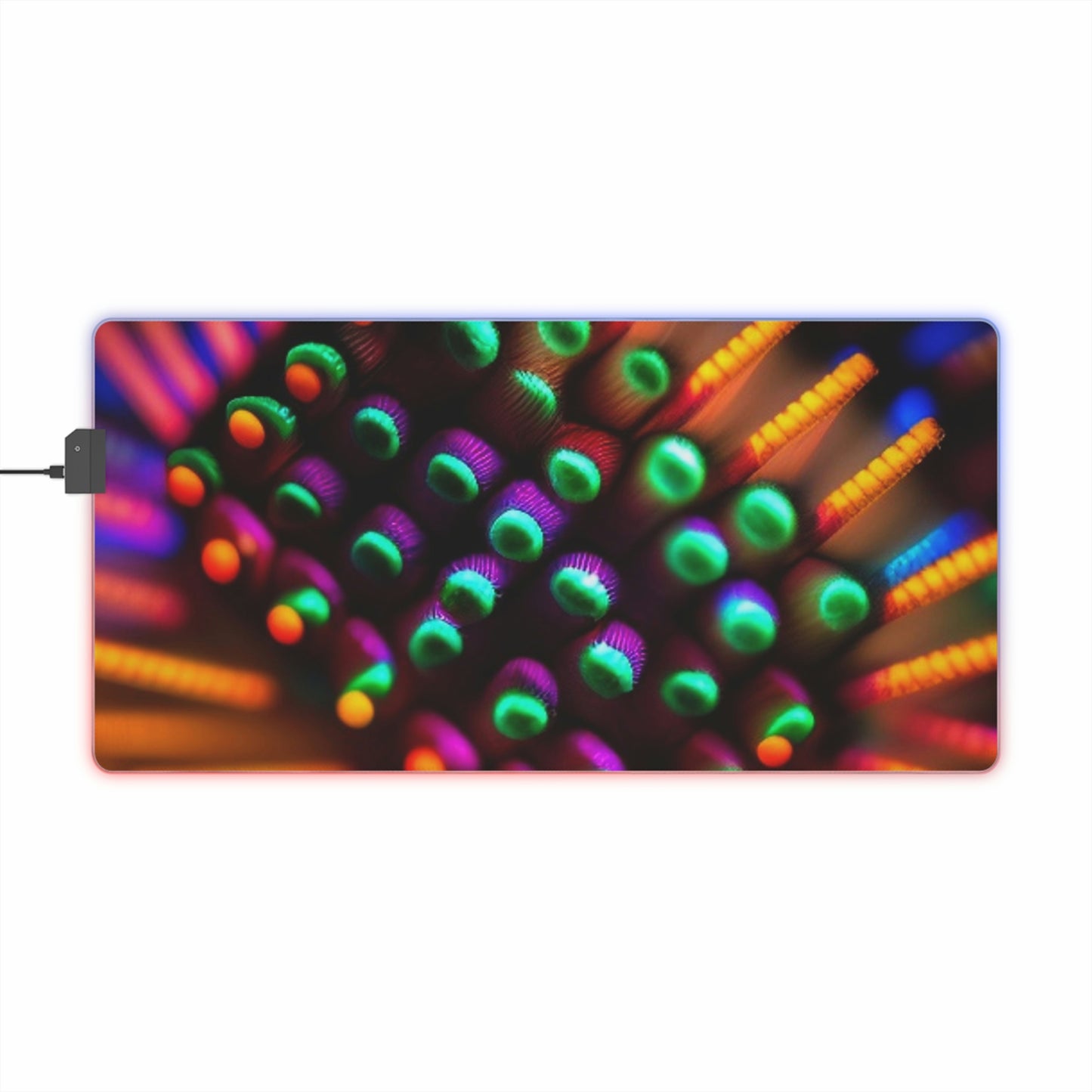 LED Gaming Mouse Pad Neon Square 3