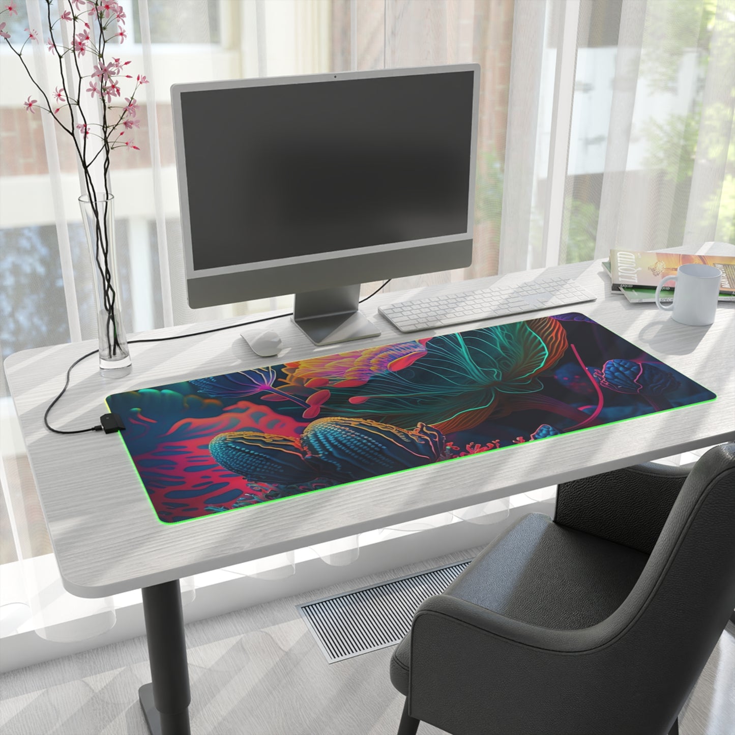 LED Gaming Mouse Pad Macro Sea Life 1