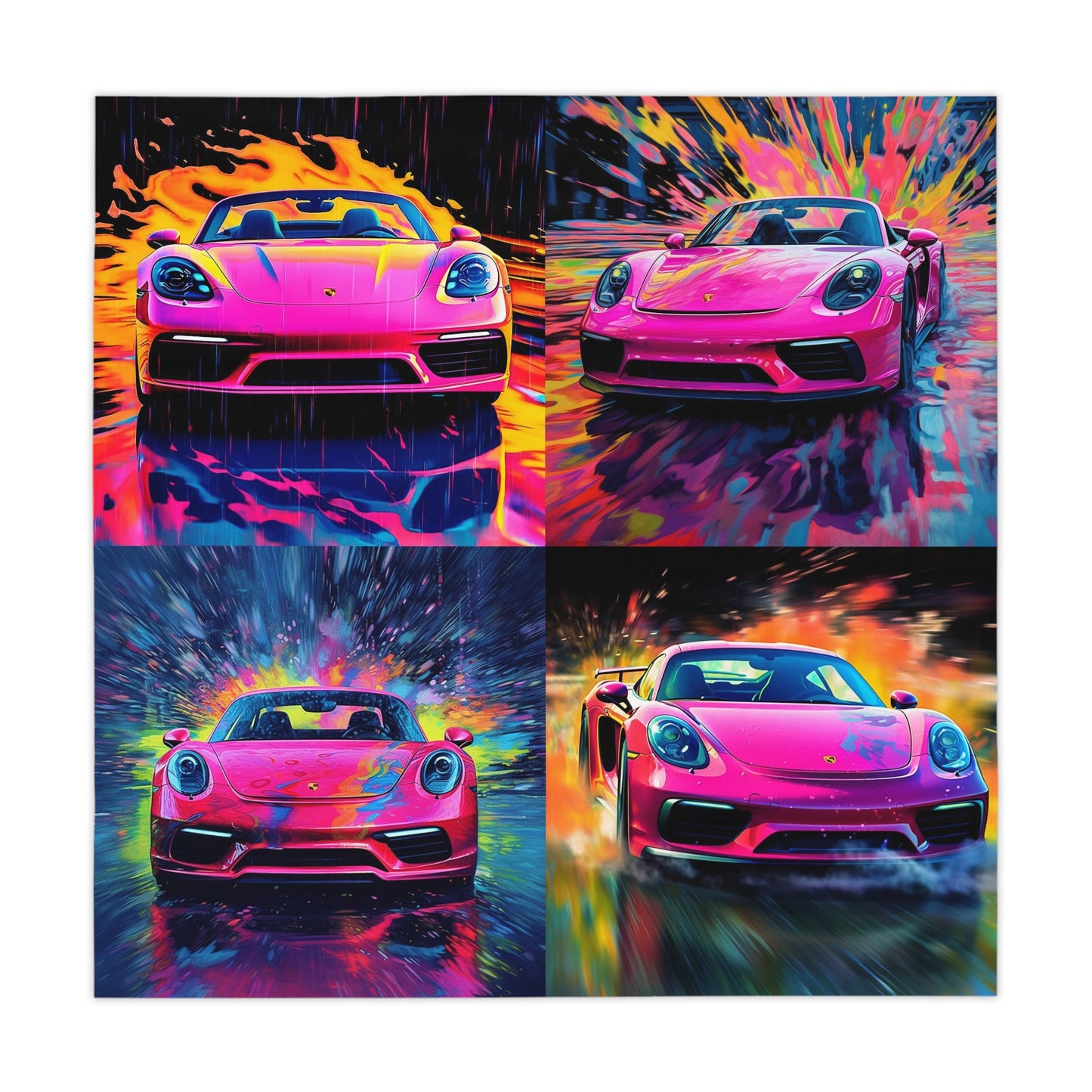 Tablecloth Pink Porsche water fusion 5
