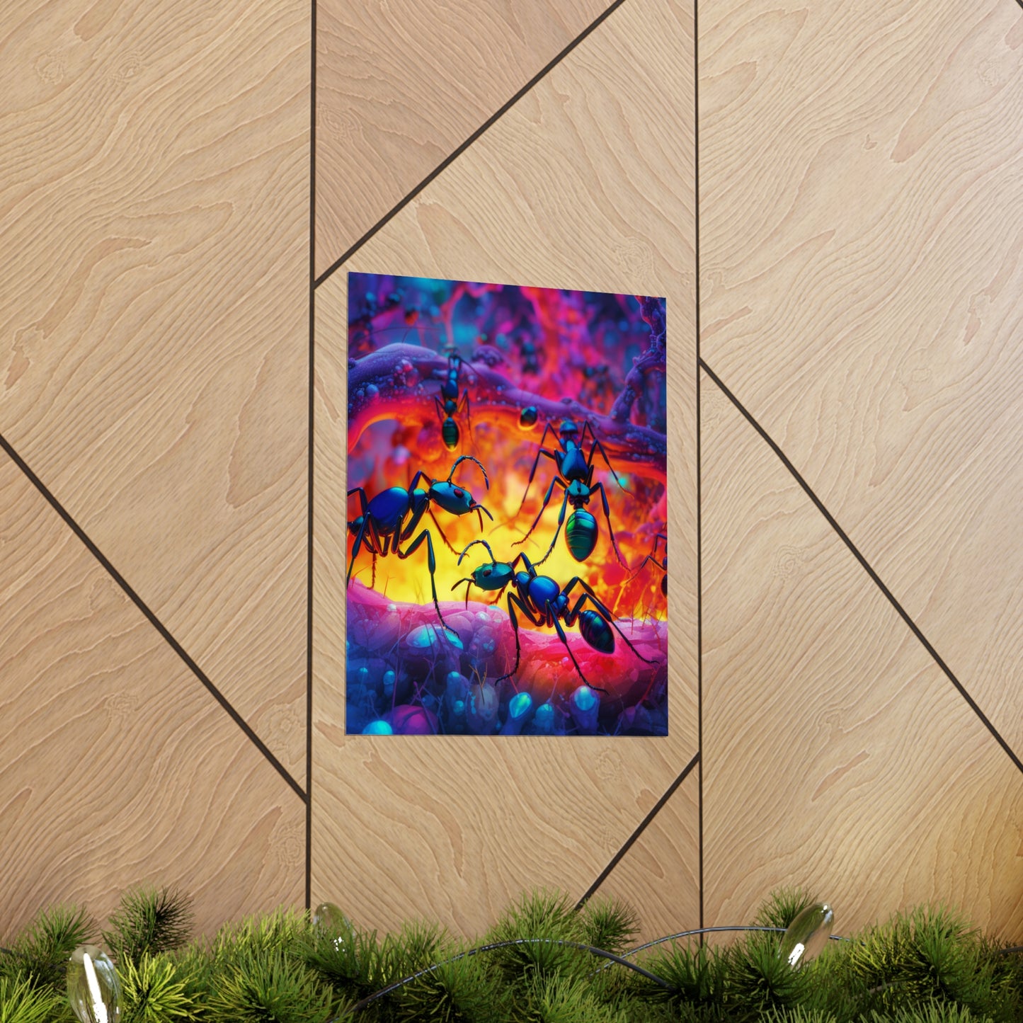 Premium Matte Vertical Posters Ants Home 3