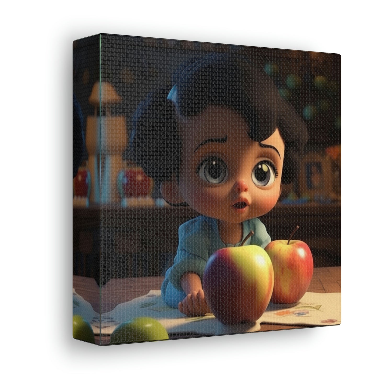 Canvas Gallery Wraps Girl Apple 2