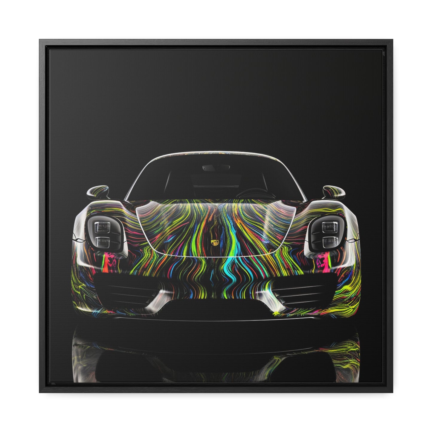 Gallery Canvas Wraps, Square Frame Porsche Line 3