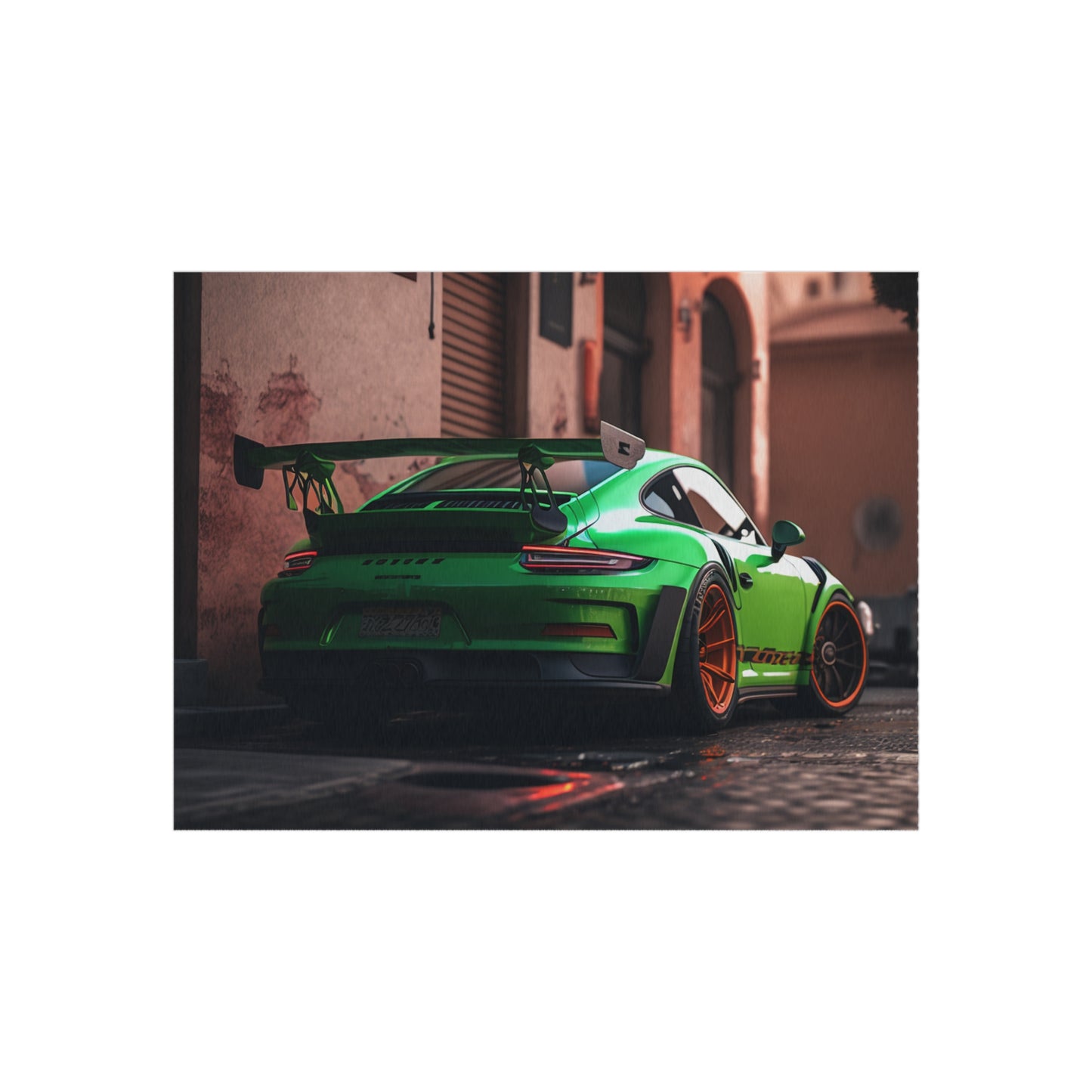 Outdoor Rug  porsche 911 gt3 1