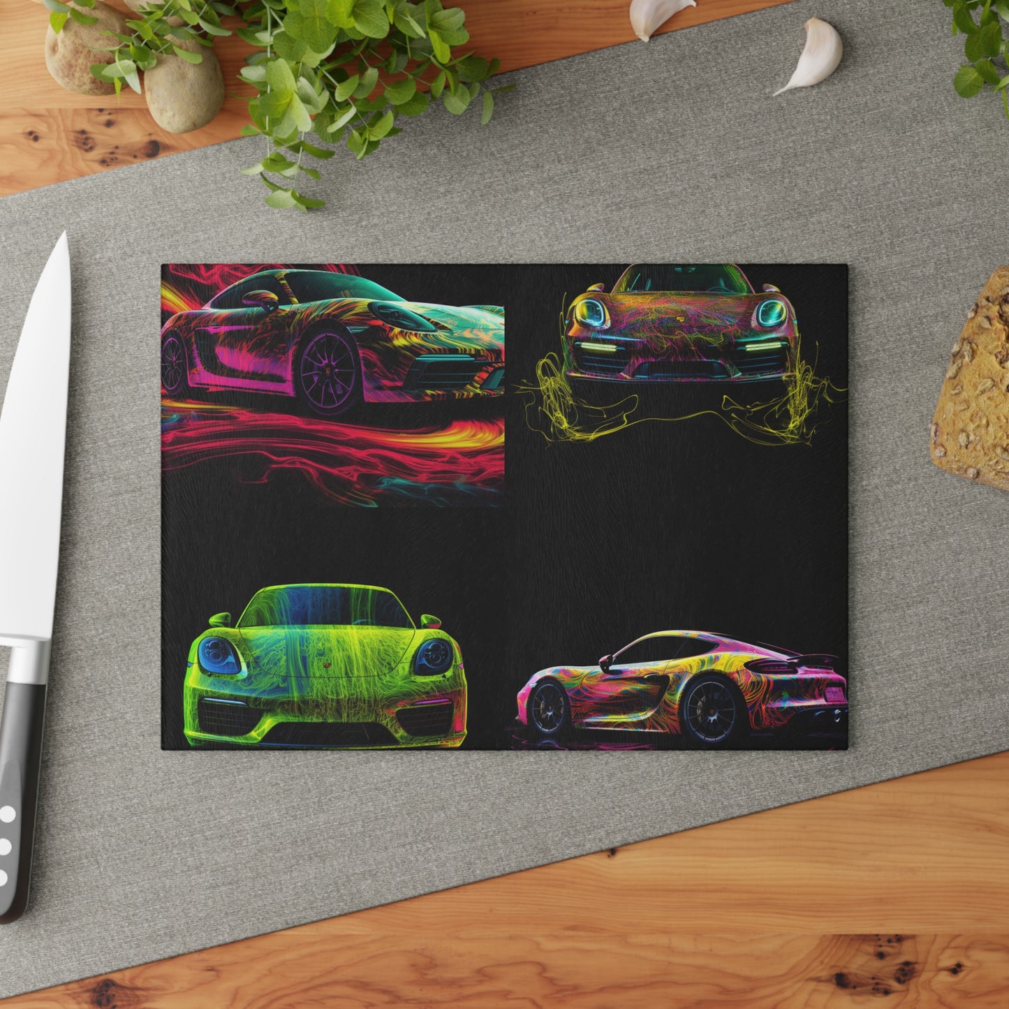 Glass Cutting Board Porsche Flair 5