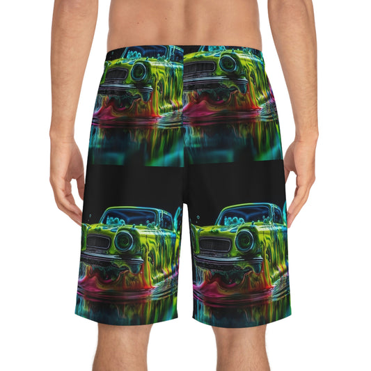 Men's Board Shorts (AOP) Hotrod Water 3