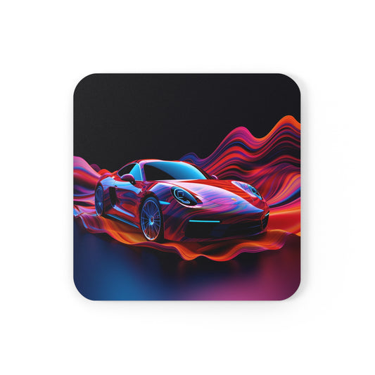 Cork Back Coaster Porsche Water Fusion 4