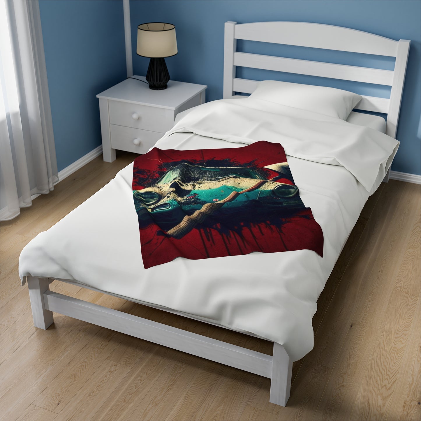 Velveteen Plush Blanket Porsche Abstract 1