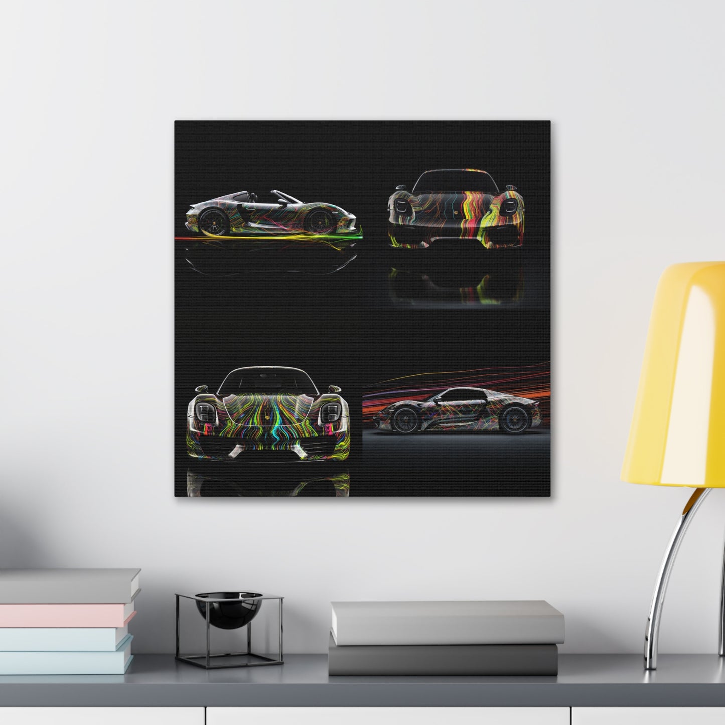 Canvas Gallery Wraps Porsche Line 4 pack