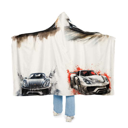 Snuggle Hooded Blanket 918 Spyder white background driving fast with water splashing 5