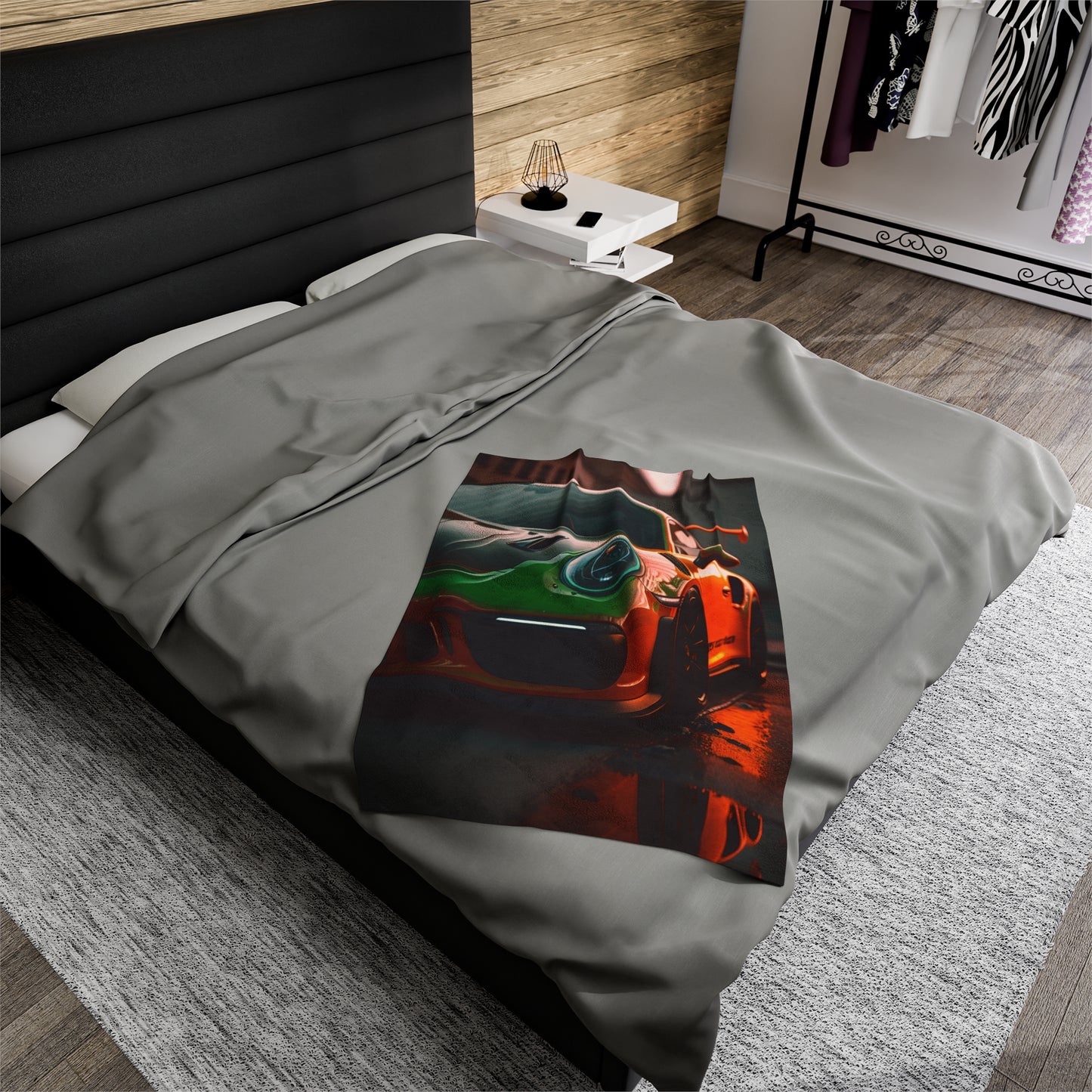 Velveteen Plush Blanket porsche 911 gt3 2