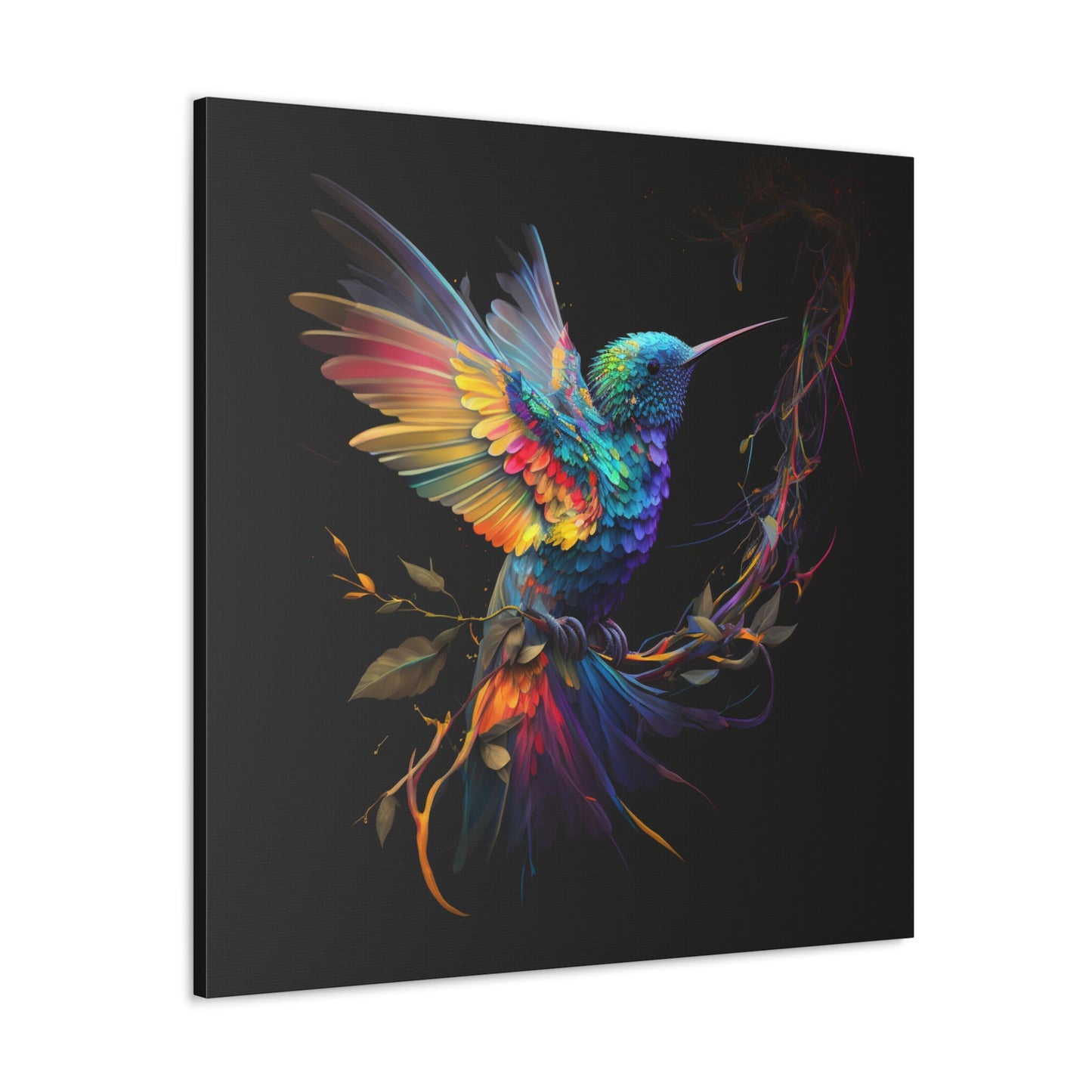 Colorful hummingbird flair