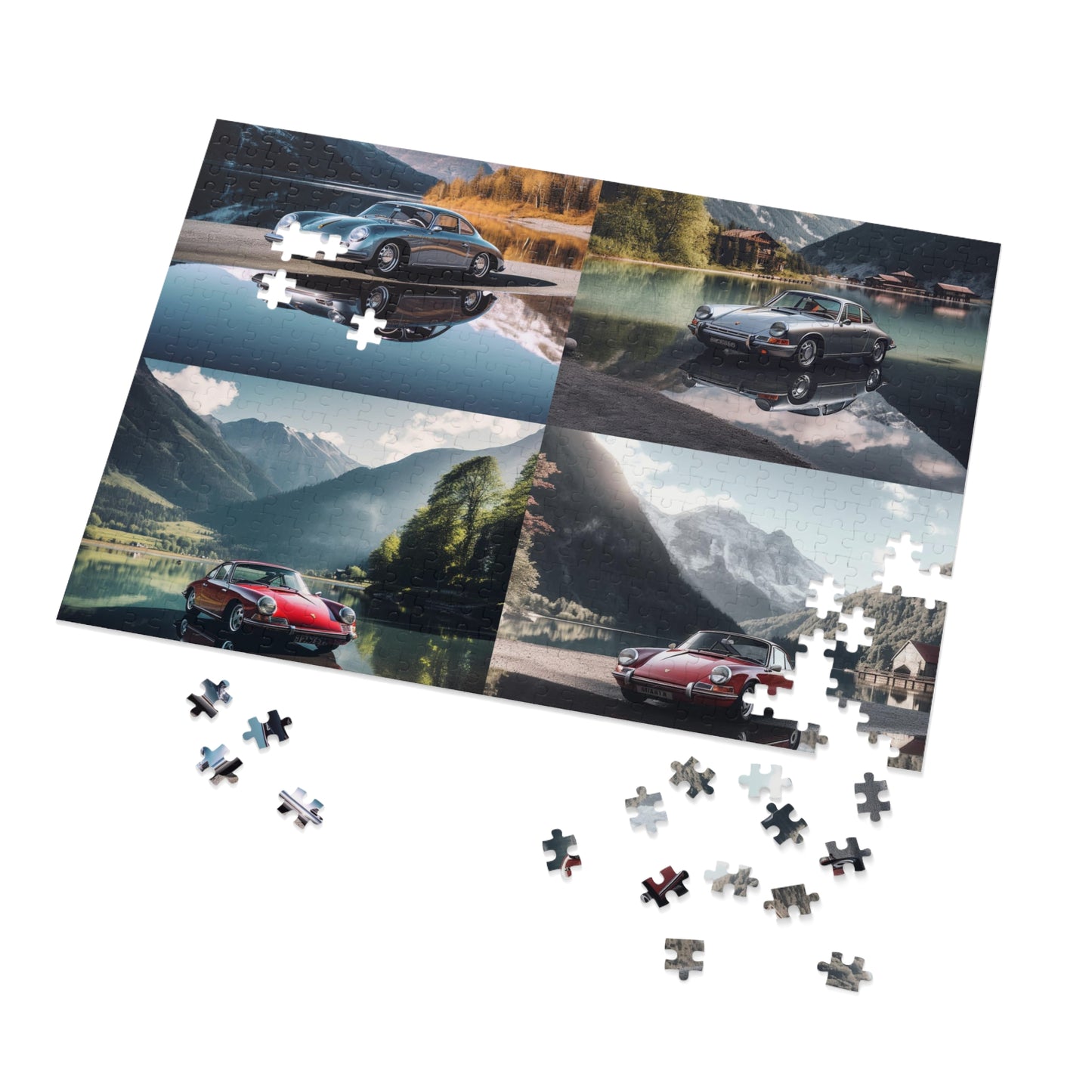 Jigsaw Puzzle (30, 110, 252, 500,1000-Piece) Porsche Lake 5