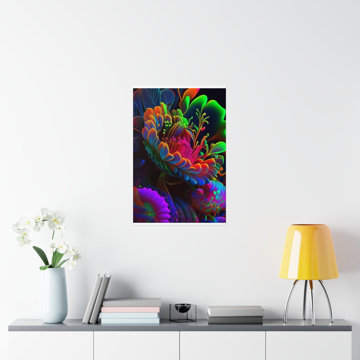 Premium Matte Vertical Posters Macro Florescent 2