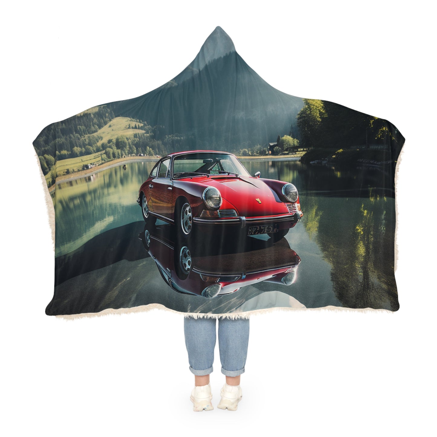 Snuggle Hooded Blanket Porsche Lake 3