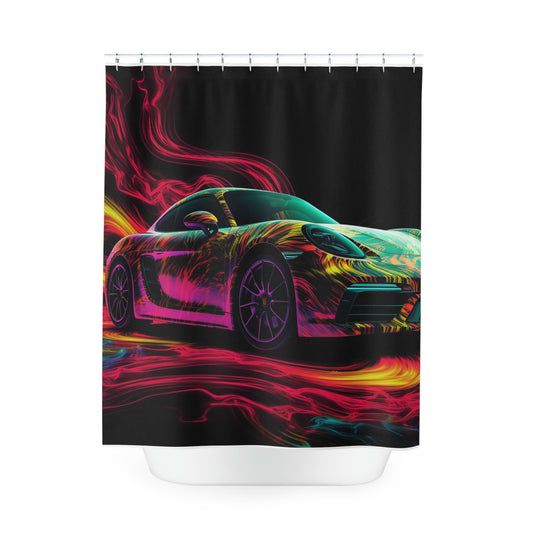 Polyester Shower Curtain Porsche Flair 1