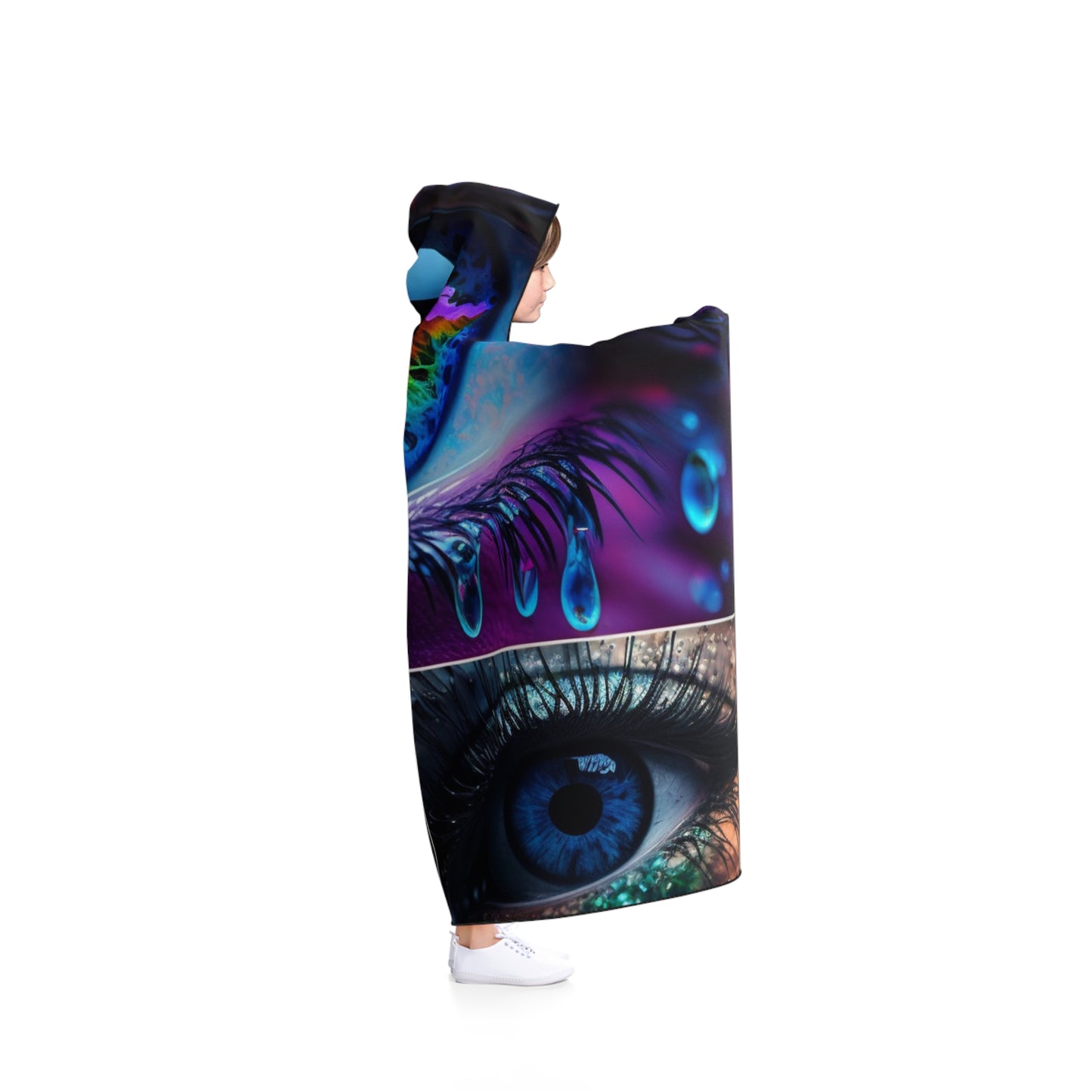 Hooded Blanket Neon Florescent Glow 3