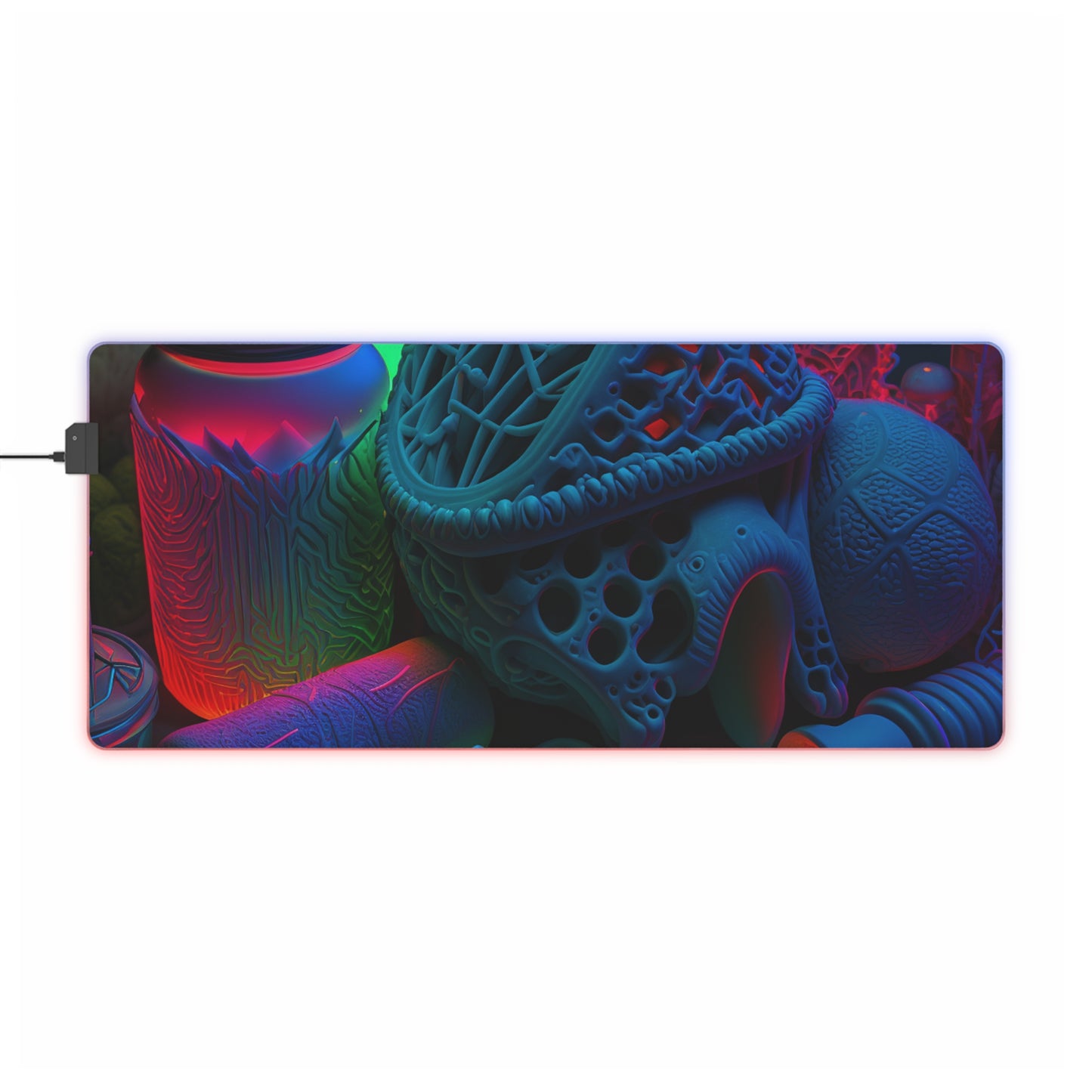 LED Gaming Mouse Pad Neon Glow 1