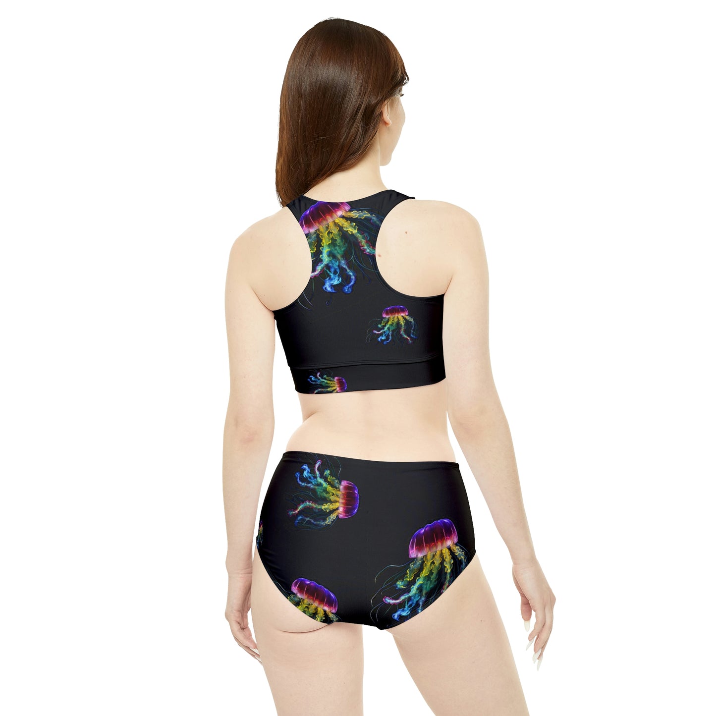 Sporty Bikini Set (AOP) Florescent Jelly 1