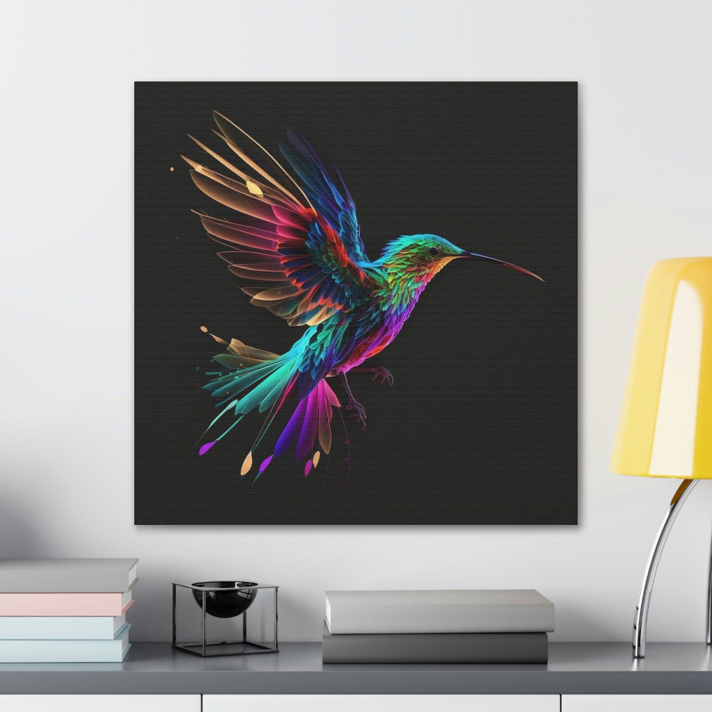 Hummingbird florescent glow