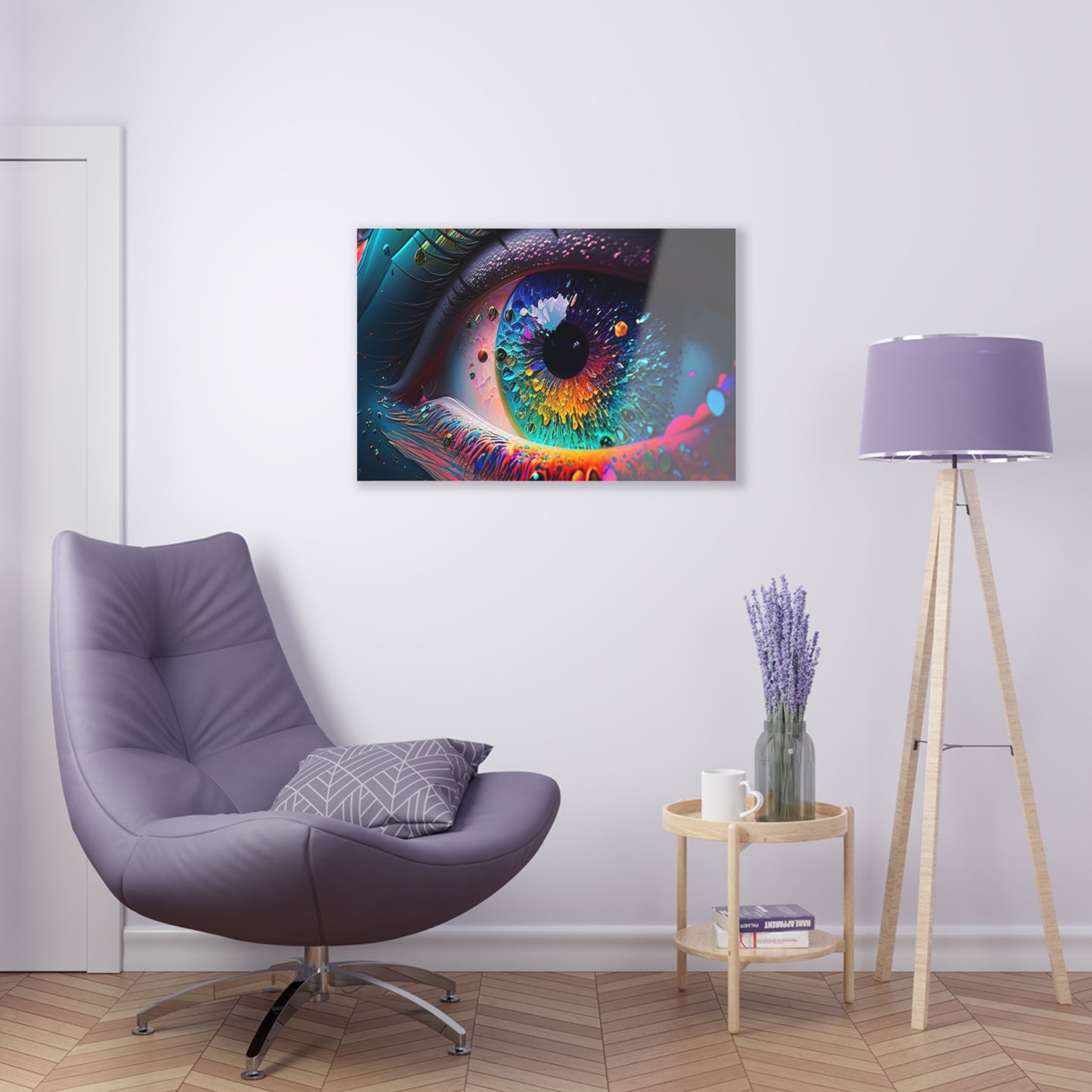 Acrylic Prints Macro Eye Photo 3