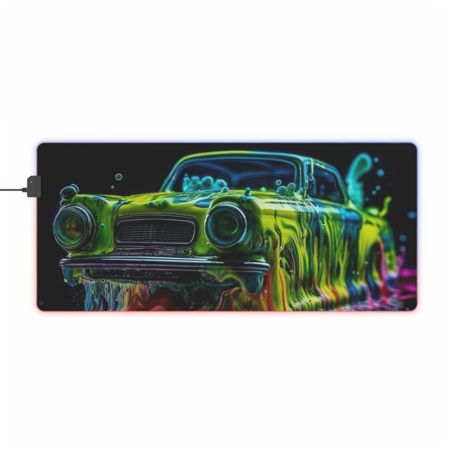 LED Gaming Mouse Pad Hotrod Water 3