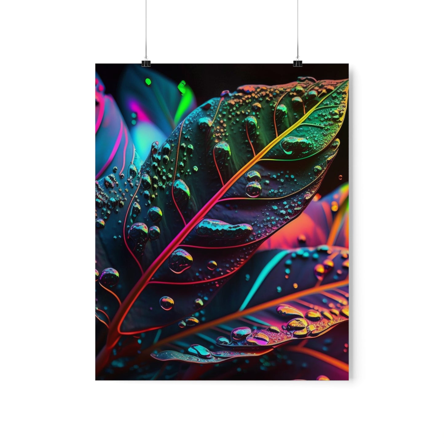 Premium Matte Vertical Posters Macro Florescent 3