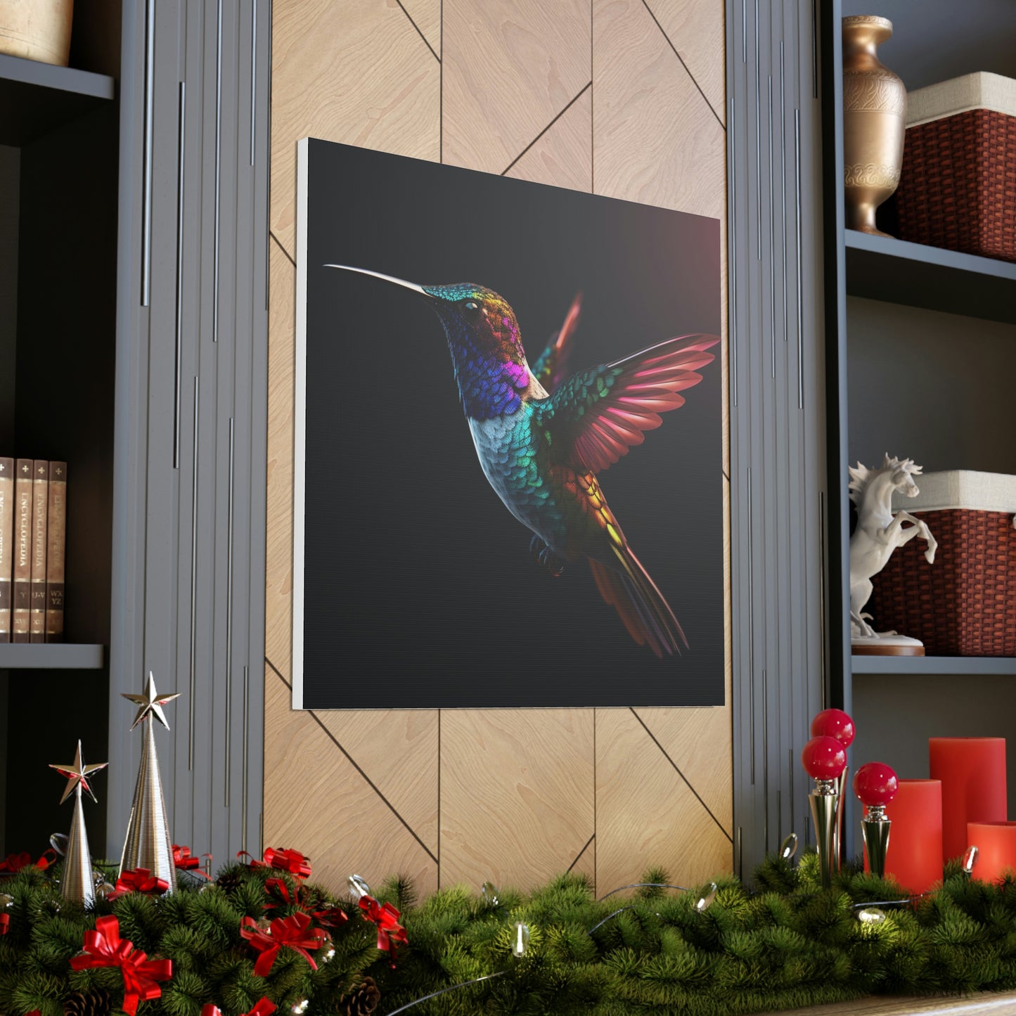 colorful hummingbird real look