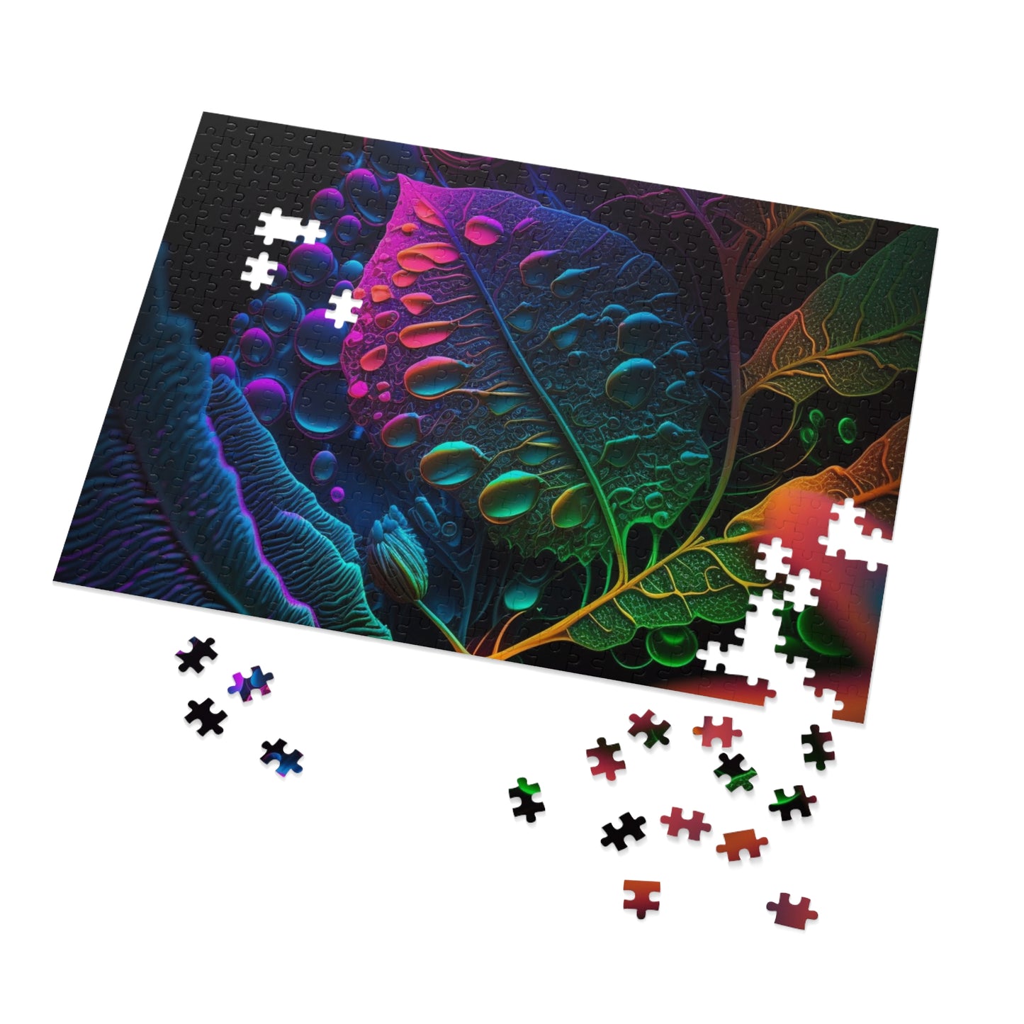 Jigsaw Puzzle (30, 110, 252, 500,1000-Piece) Macro Reef Florescent 4