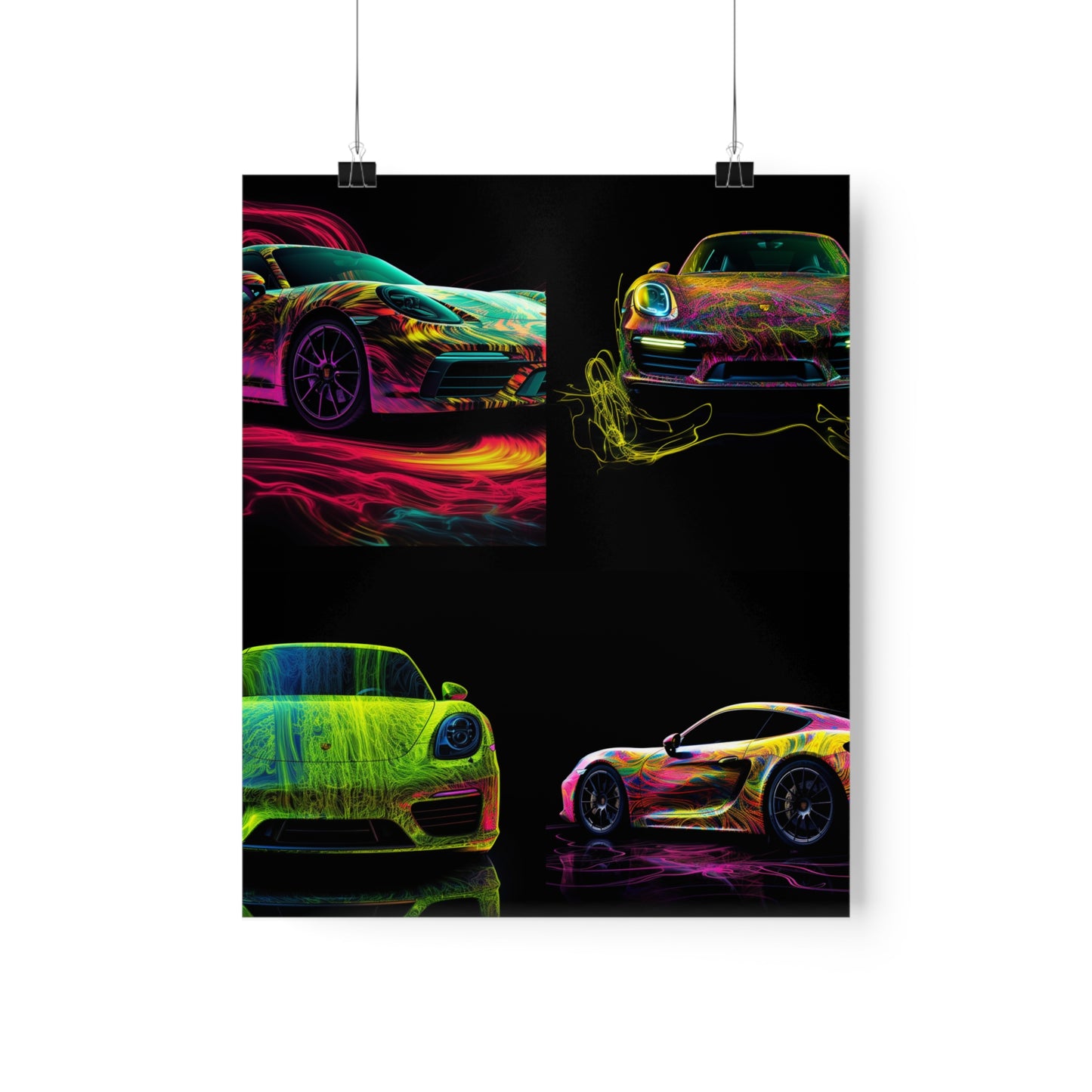 Premium Matte Vertical Posters Porsche Flair 5