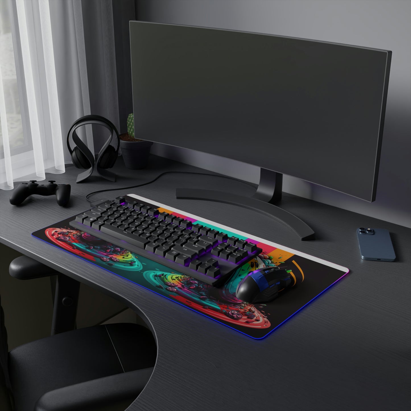 LED Gaming Mouse Pad Gaming Mouse 2