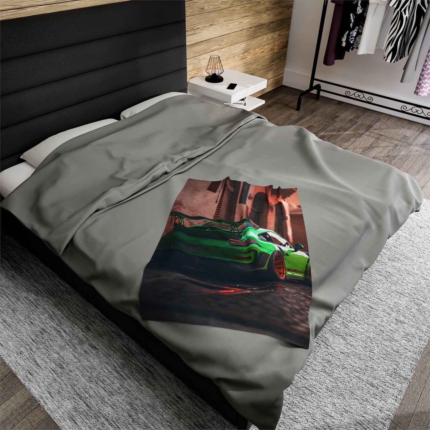 Velveteen Plush Blanket porsche 911 gt3 1