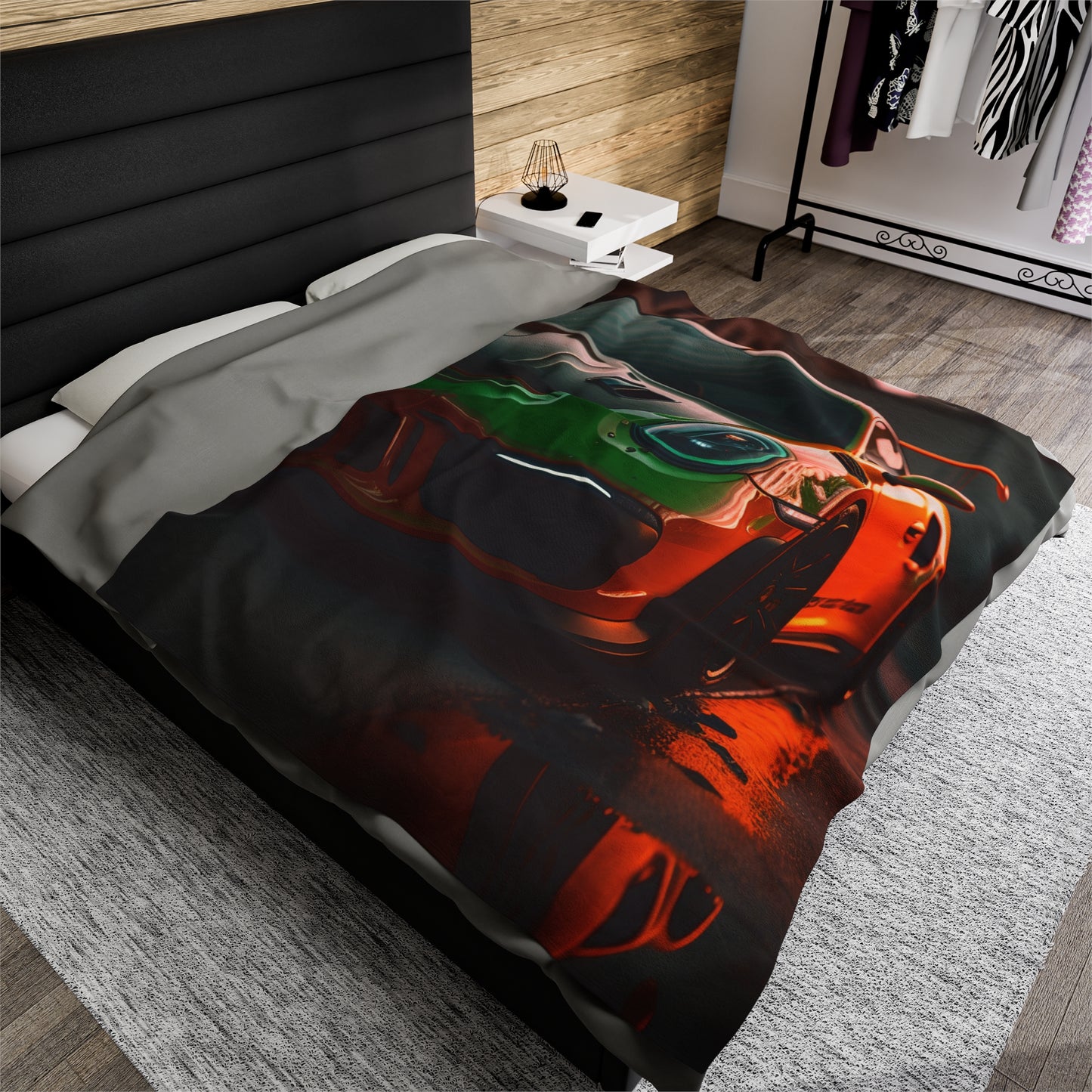 Velveteen Plush Blanket porsche 911 gt3 2