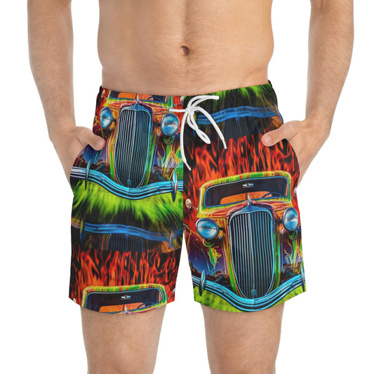 Swim Trunks (AOP) Hotrod Water 2