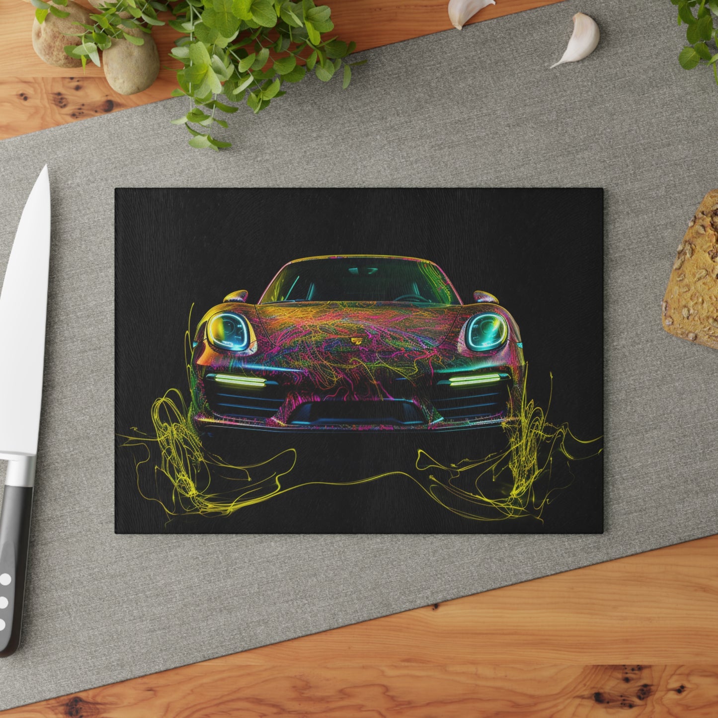 Glass Cutting Board Porsche Flair 2