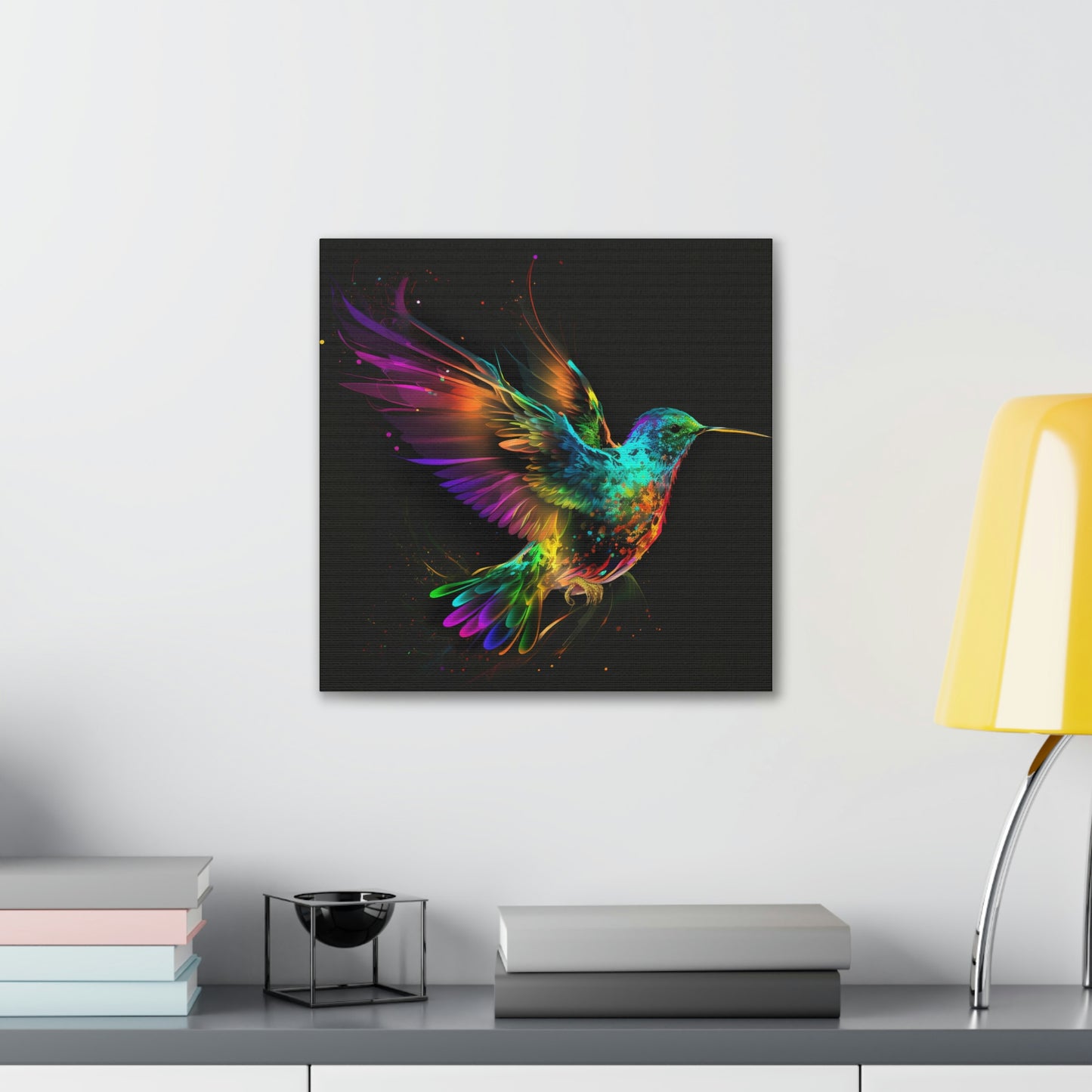 Hummingbird florescent glow