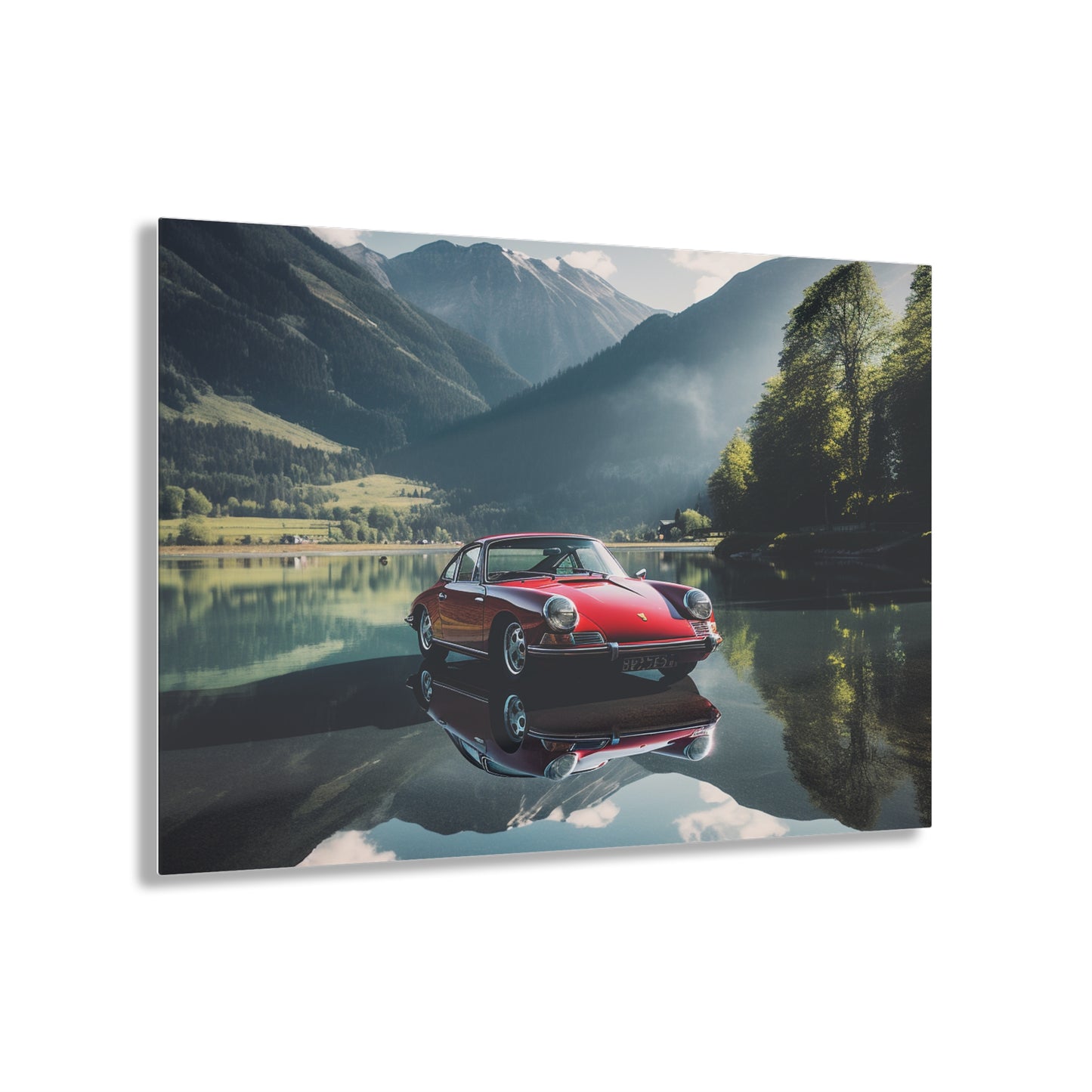 Acrylic Prints Porsche Lake 3