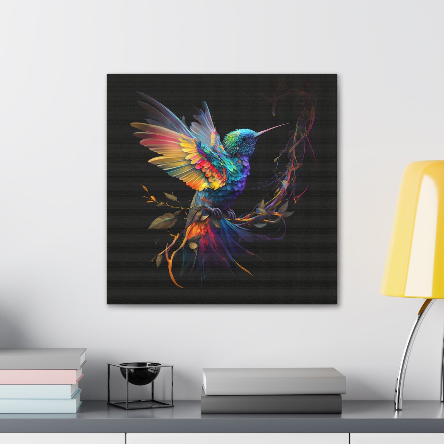 Colorful hummingbird flair