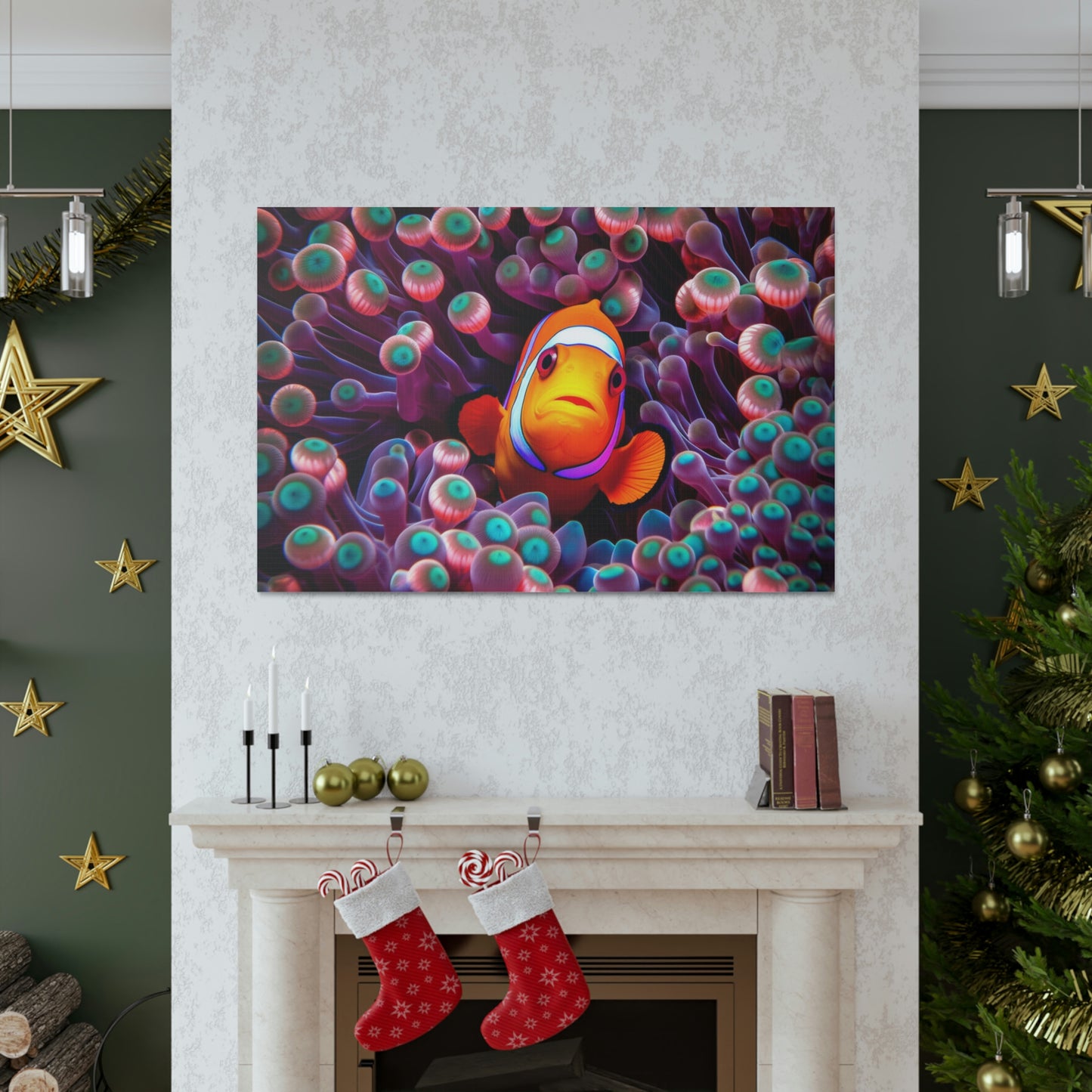 Canvas Gallery Wraps Clown Fish 4