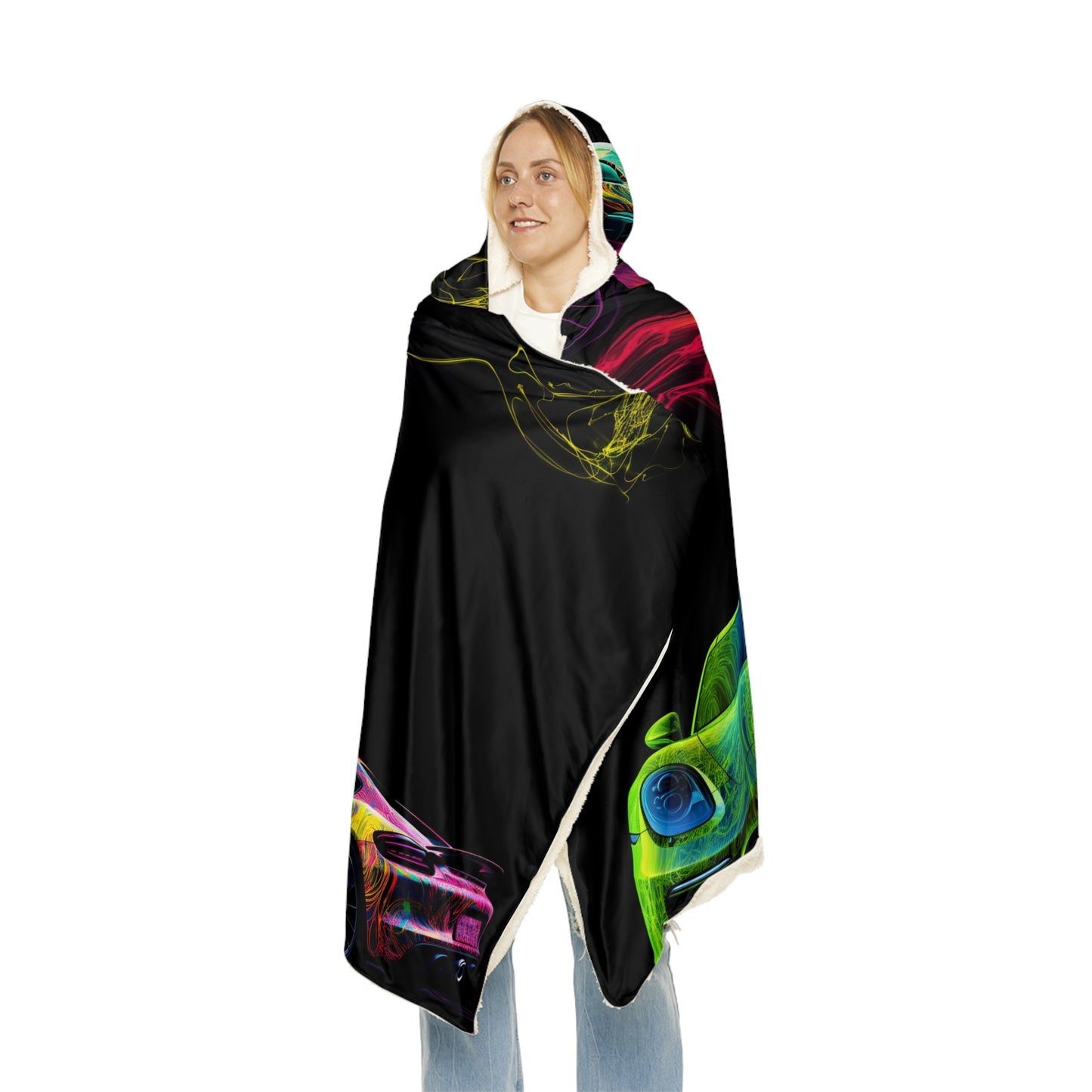 Snuggle Hooded Blanket Porsche Flair 5