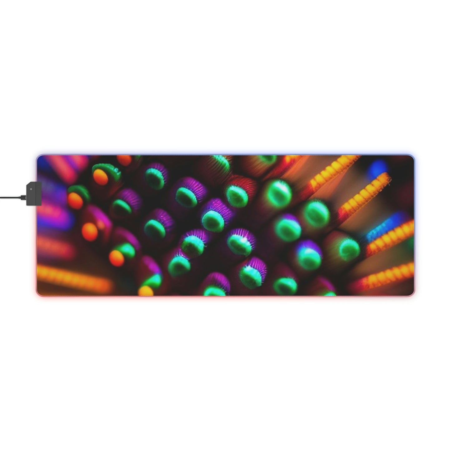 LED Gaming Mouse Pad Neon Square 3