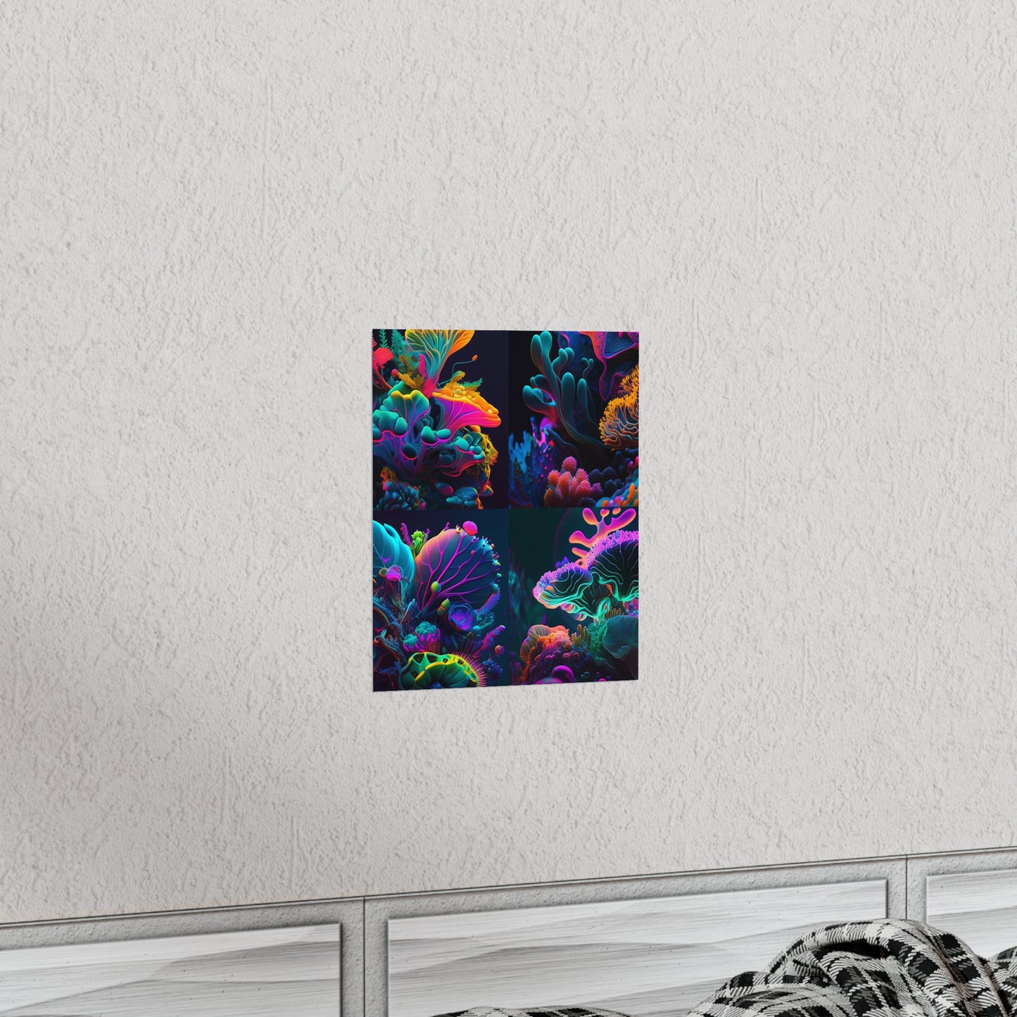 Premium Matte Vertical Posters Macro Coral Reef 5