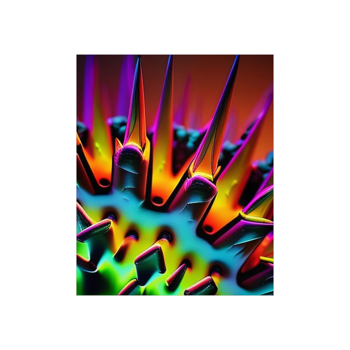 posters  Macro Neon Spike 4