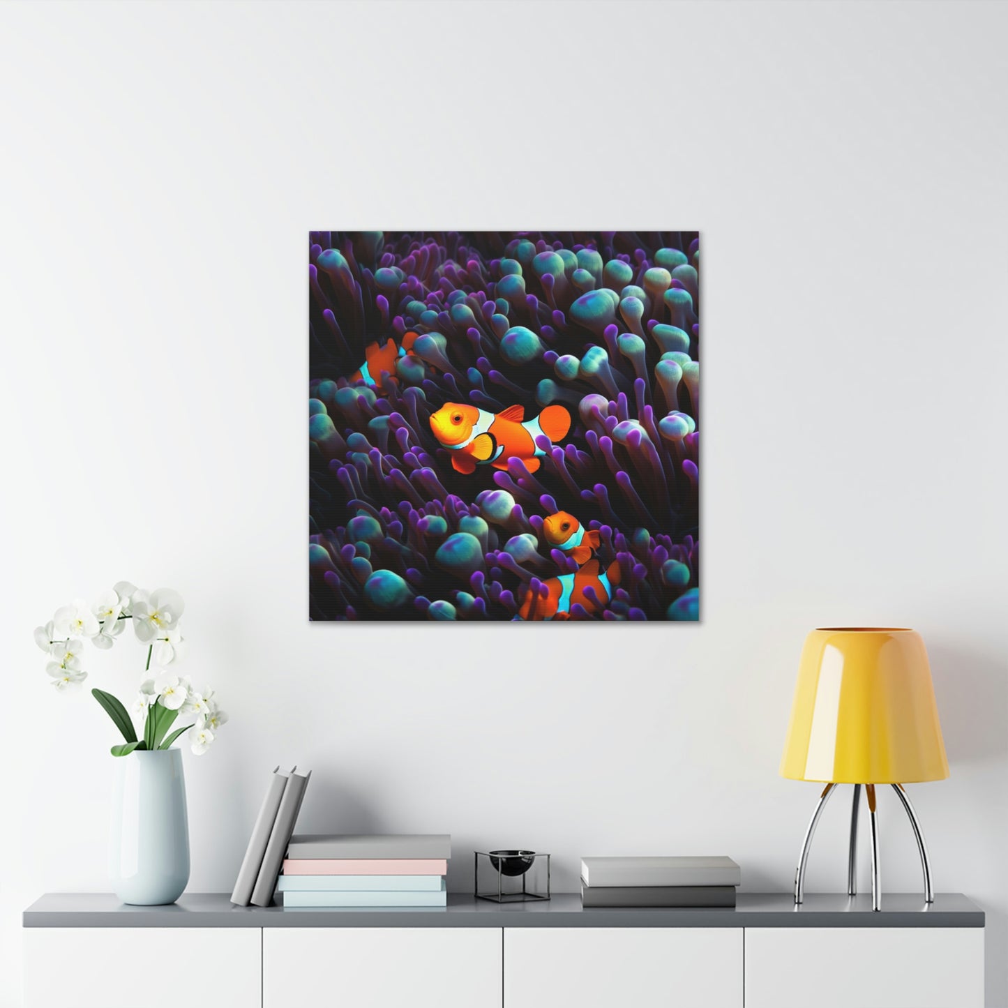 Canvas Gallery Wraps Clownfish Color 4