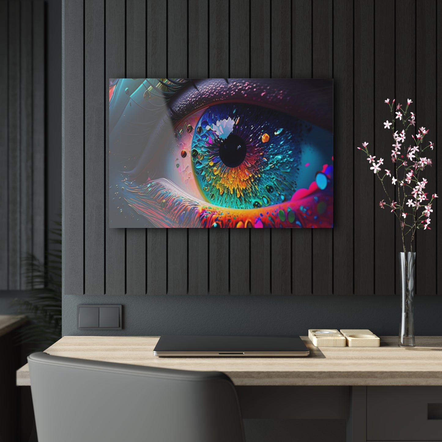 Acrylic Prints Macro Eye Photo 3