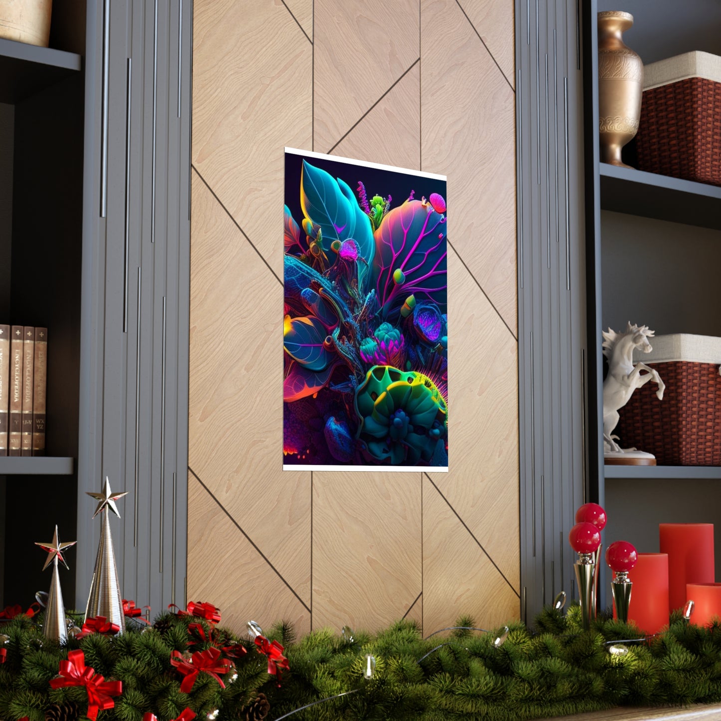 Premium Matte Vertical Posters Macro Coral Reef 3