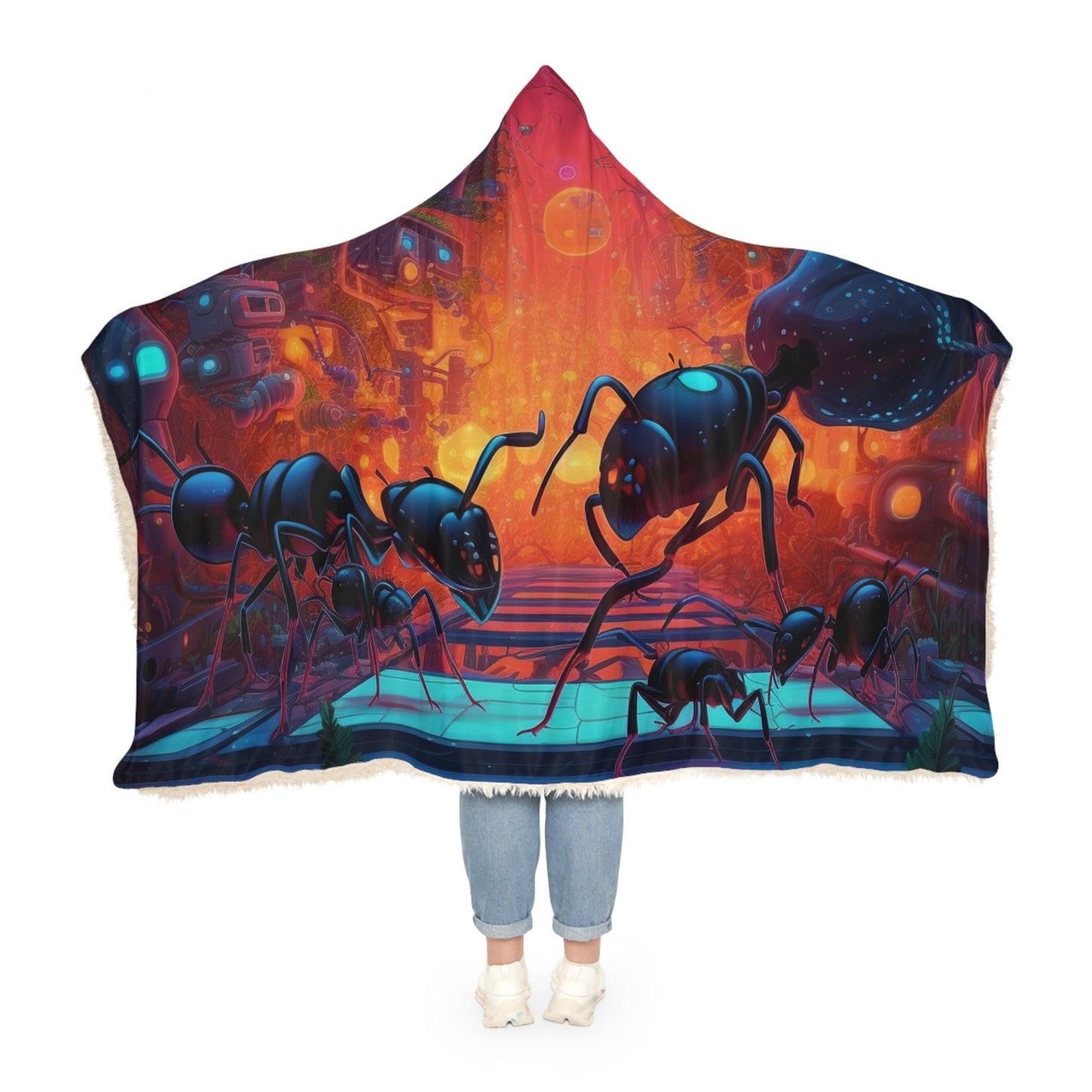 Snuggle Hooded Blanket Ants Home 2