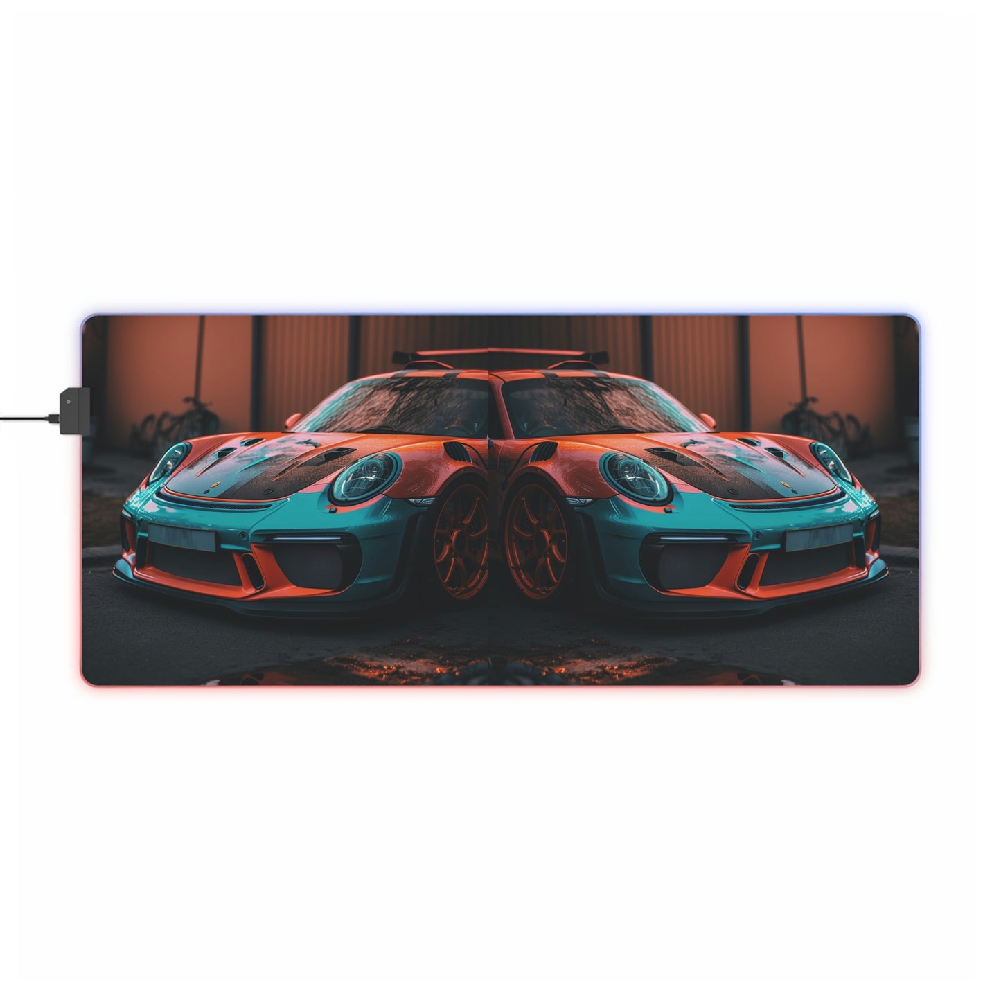 LED Gaming Mouse Pad Porsche 911 GT3 3