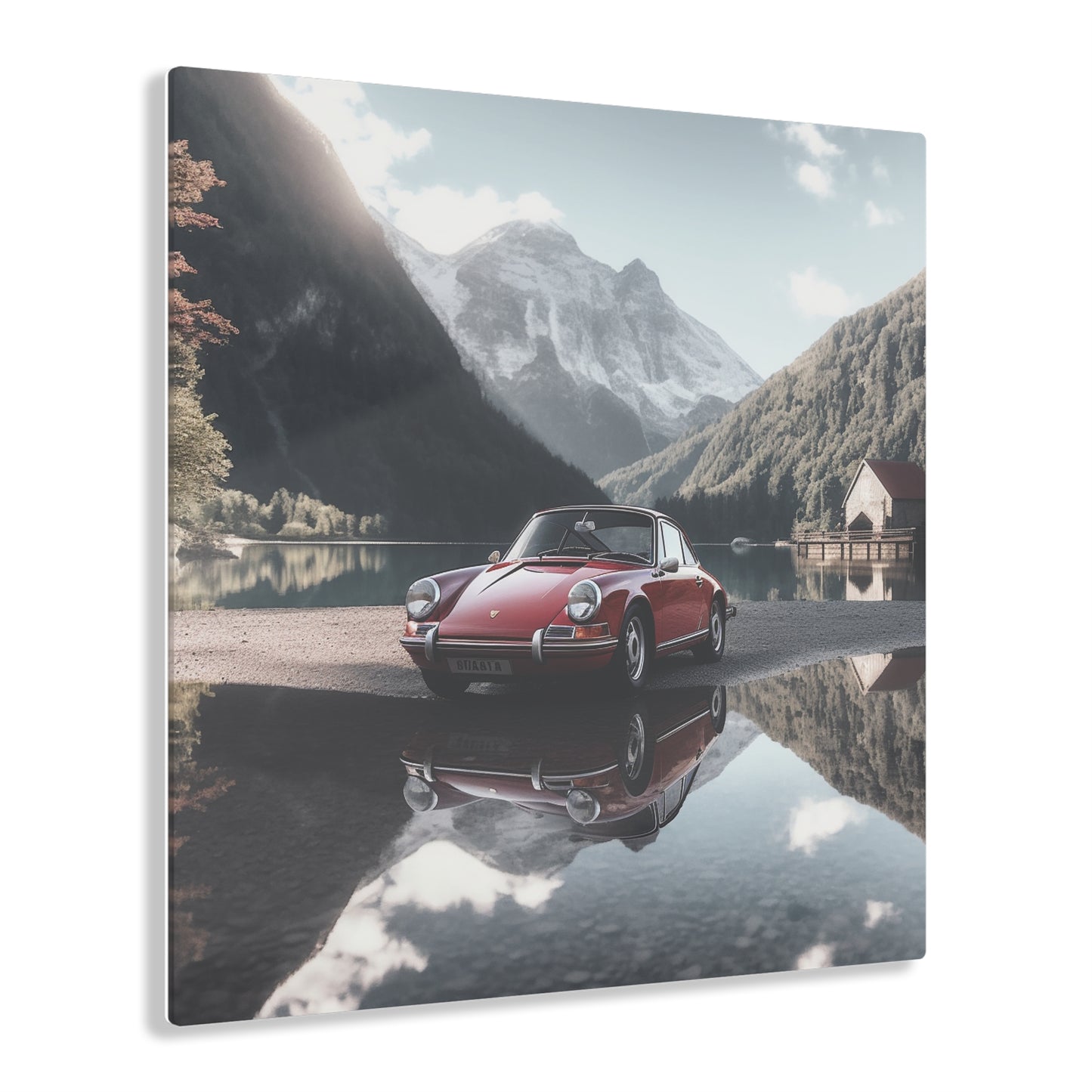 Acrylic Prints Porsche Lake 4