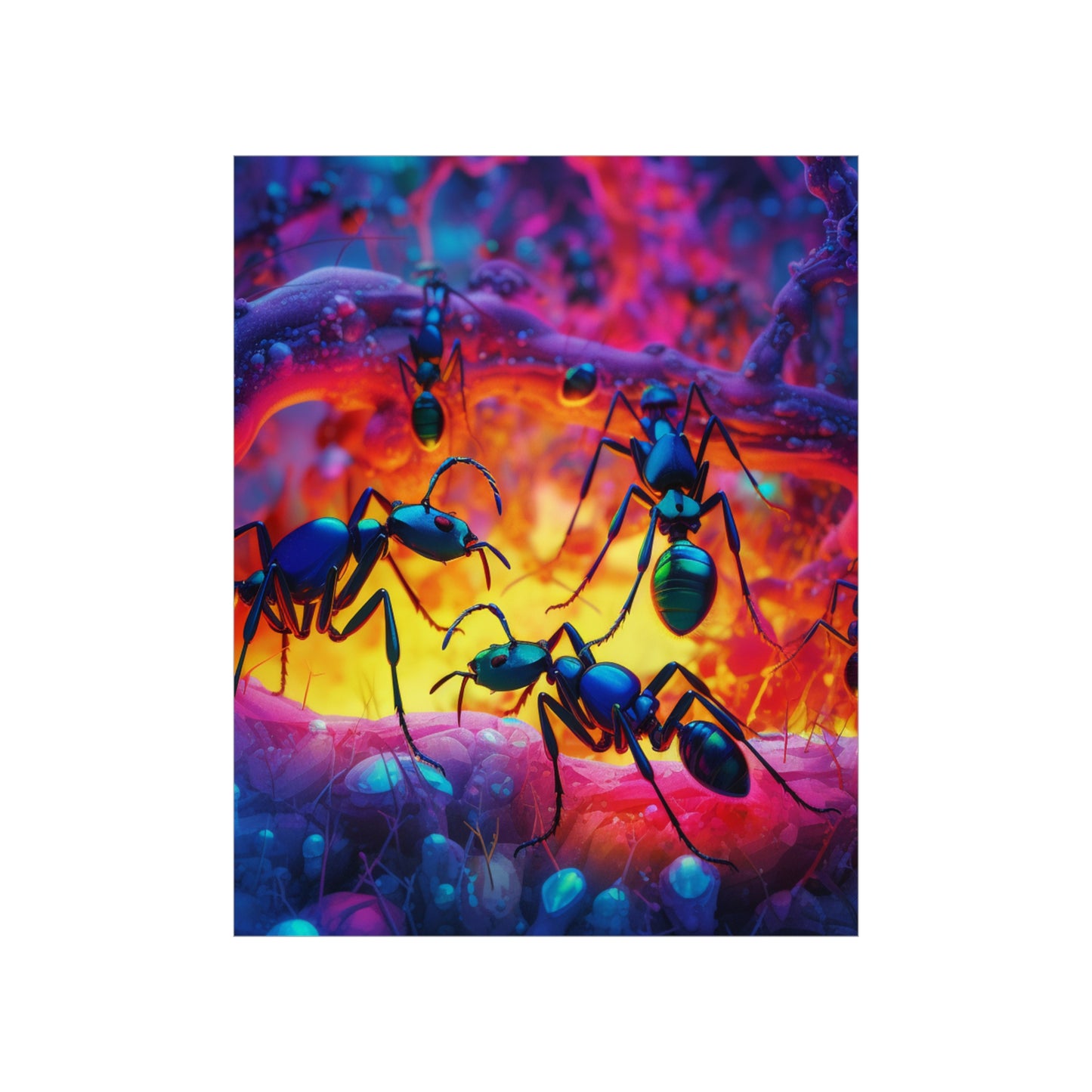 Premium Matte Vertical Posters Ants Home 3