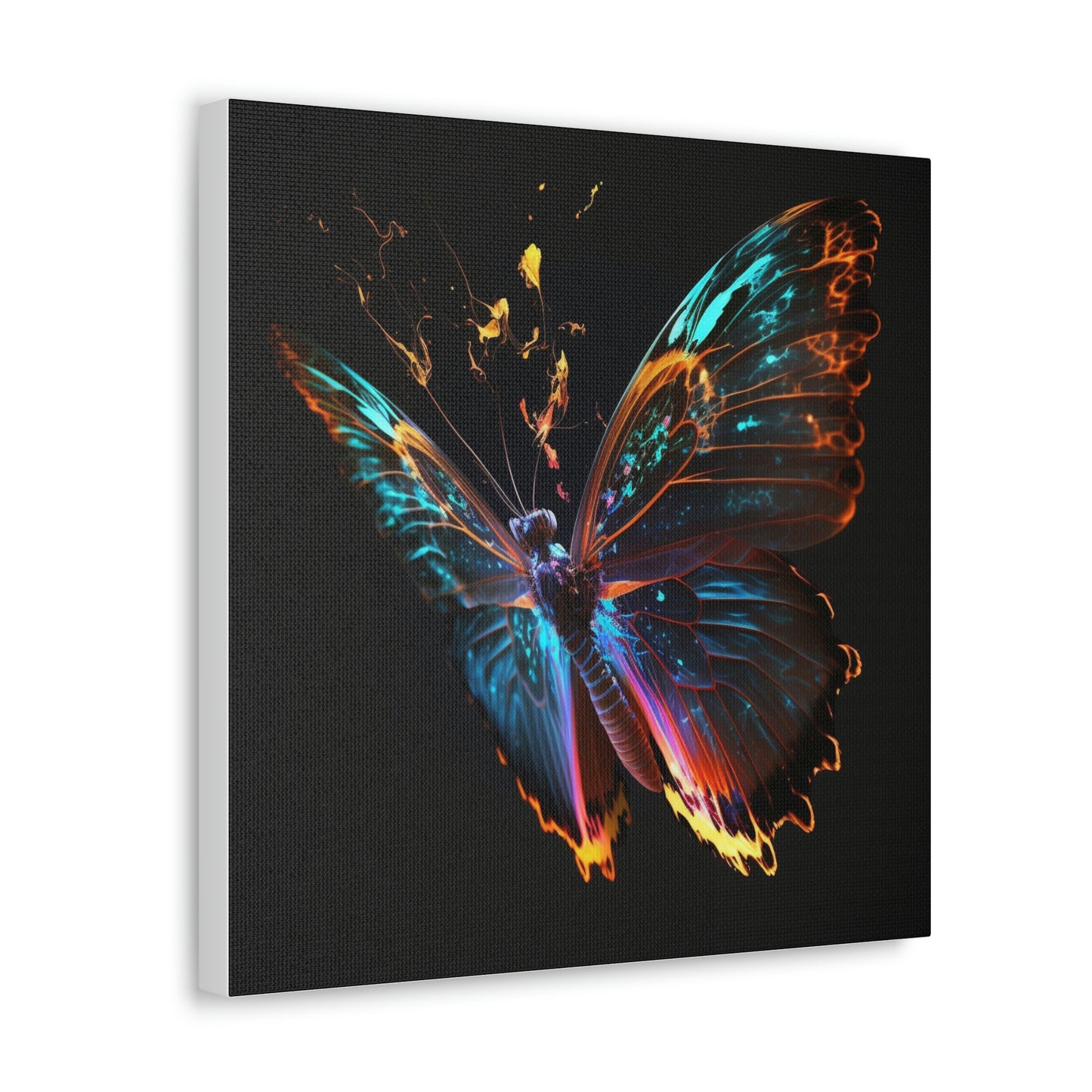 Butterfly glow neon